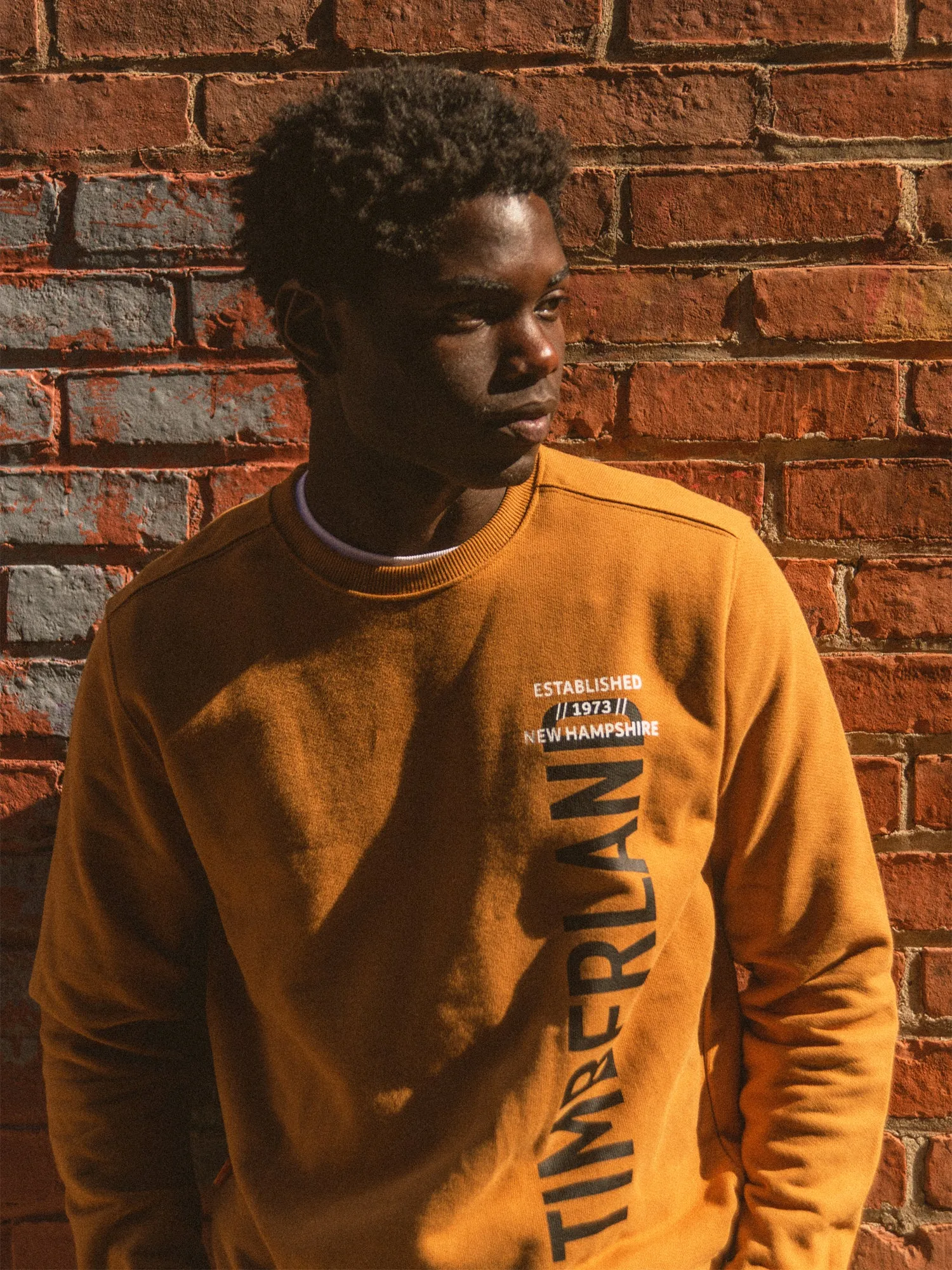 TIMBERLAND ELEVATED SIDE LOGO SWEATSHIRT