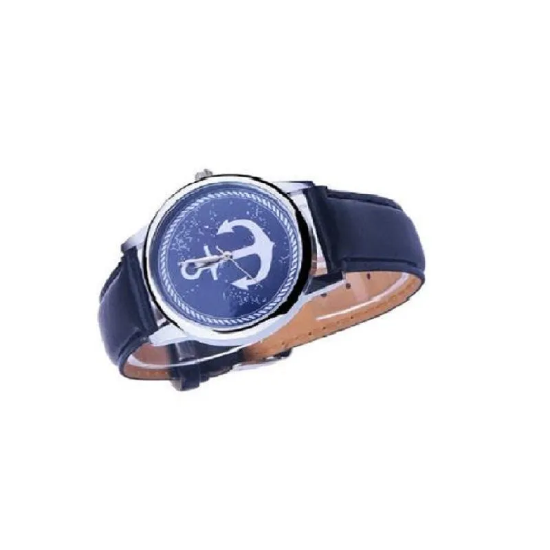 New Faux Leather Elegant Anchor Sailor Watch Top Quality Comfortable Watches For Women