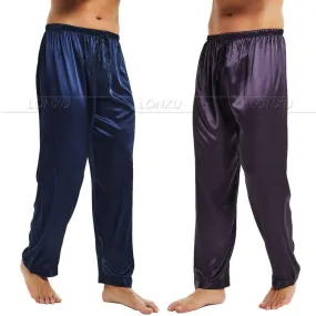 Not Too Easy Men Silk Pajama Pants