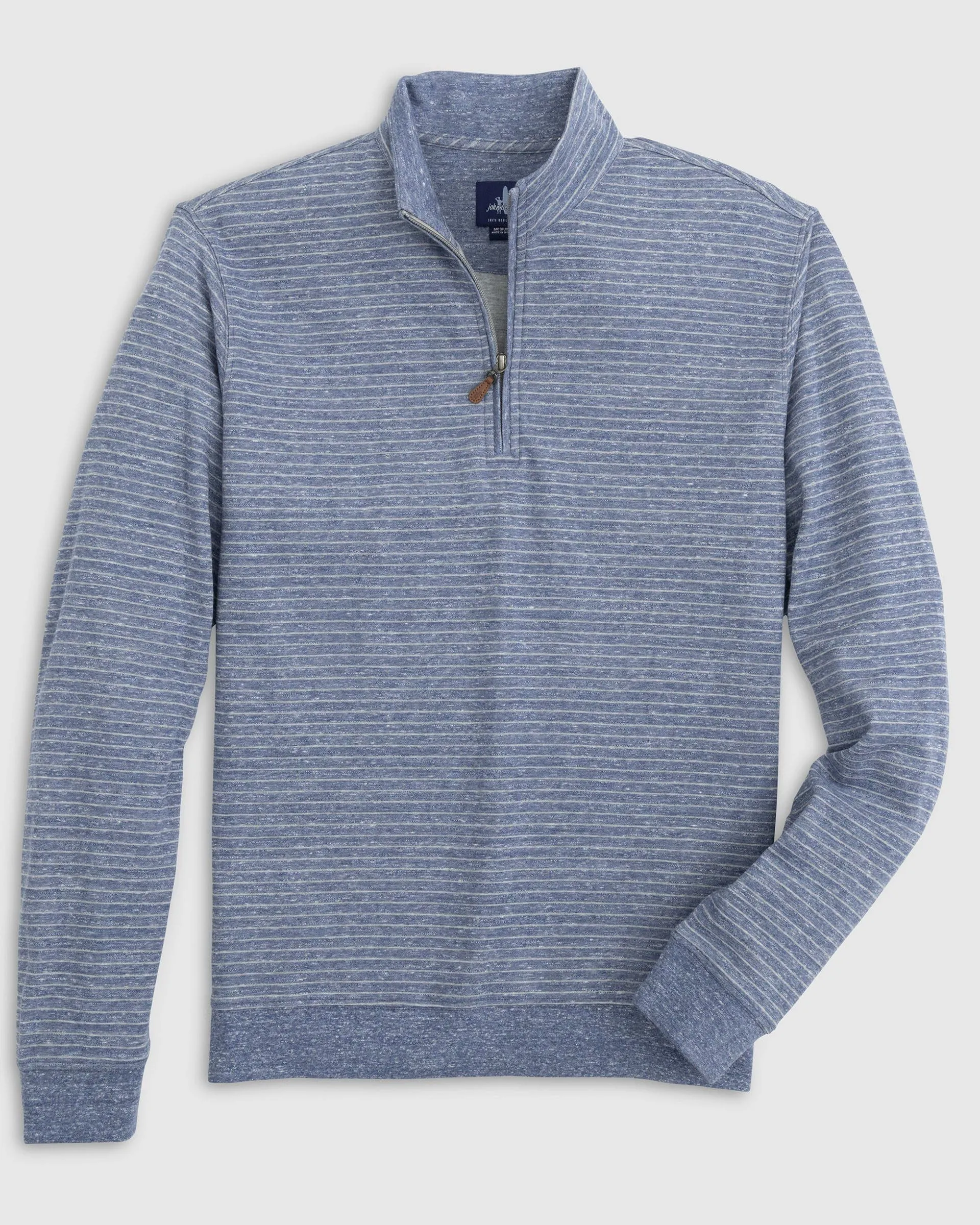 JOHNNIE-O Skiles Striped 1/4 Zip Pullover