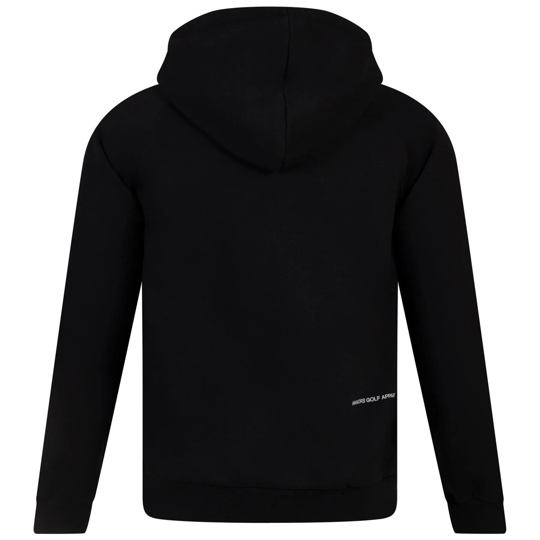 Organic Knitted Cotton Logo Hoodie Black - 2024