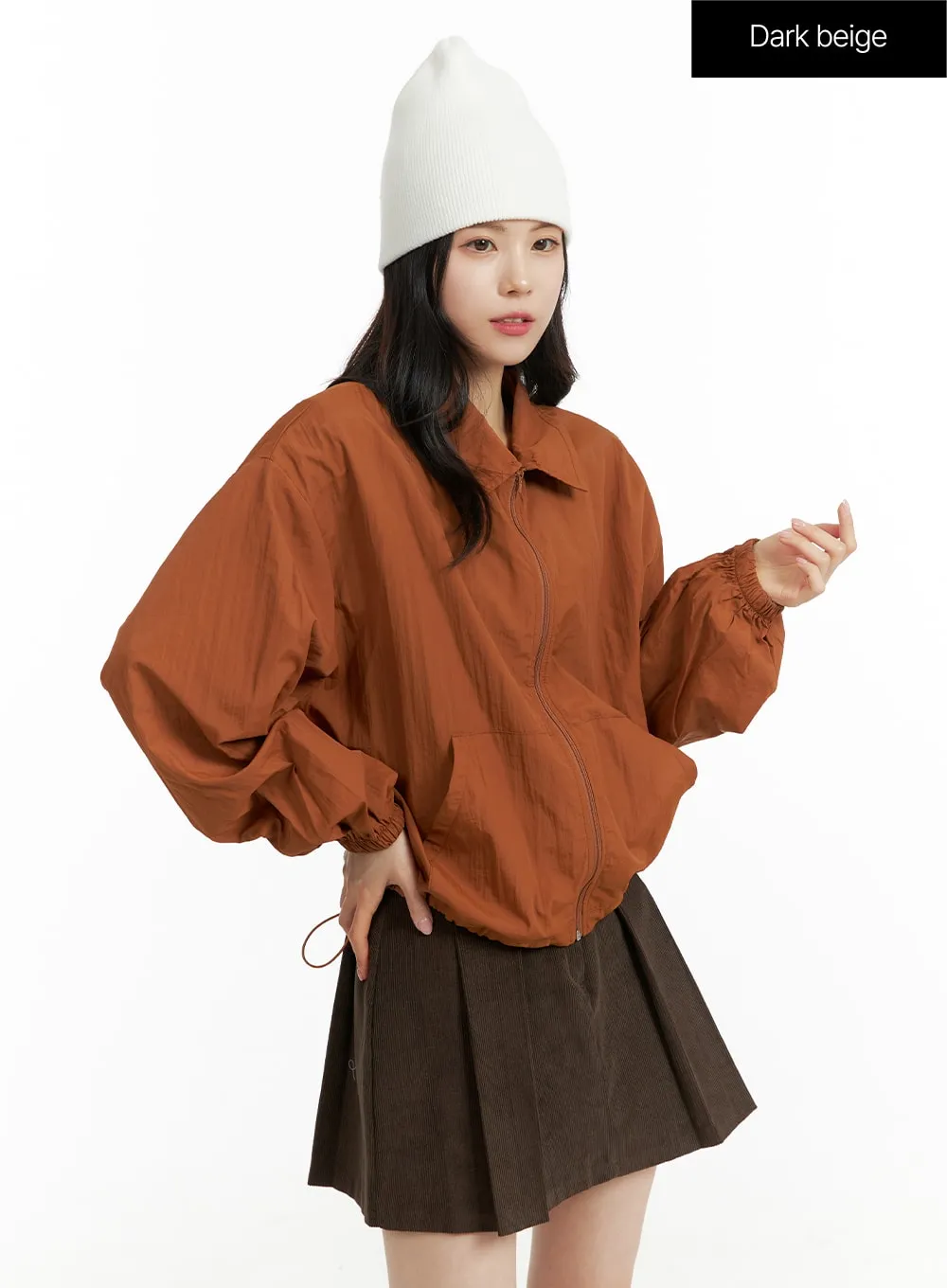 Oversized Zip-Up Jacket OF414