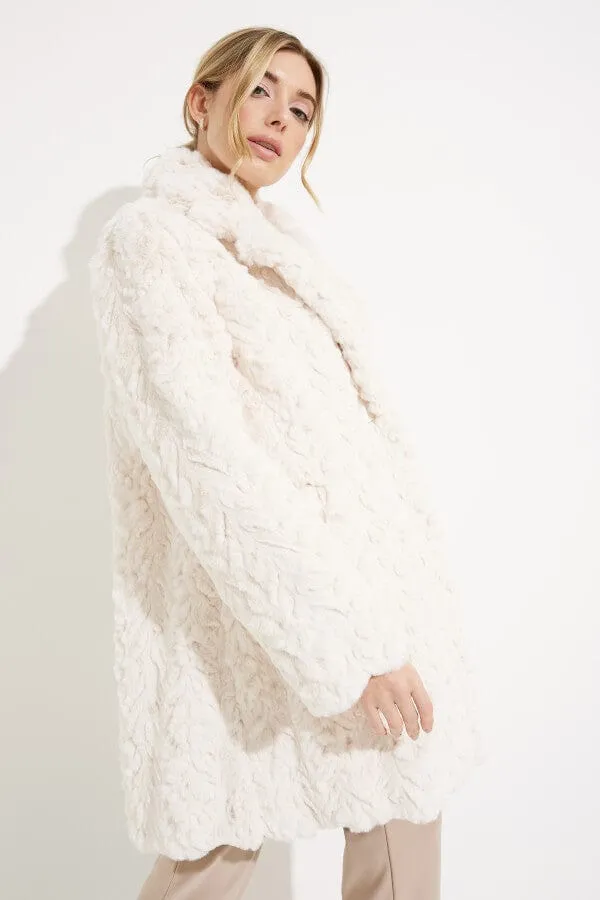 Joseph Ribkoff Faux Fur Coat - 233942