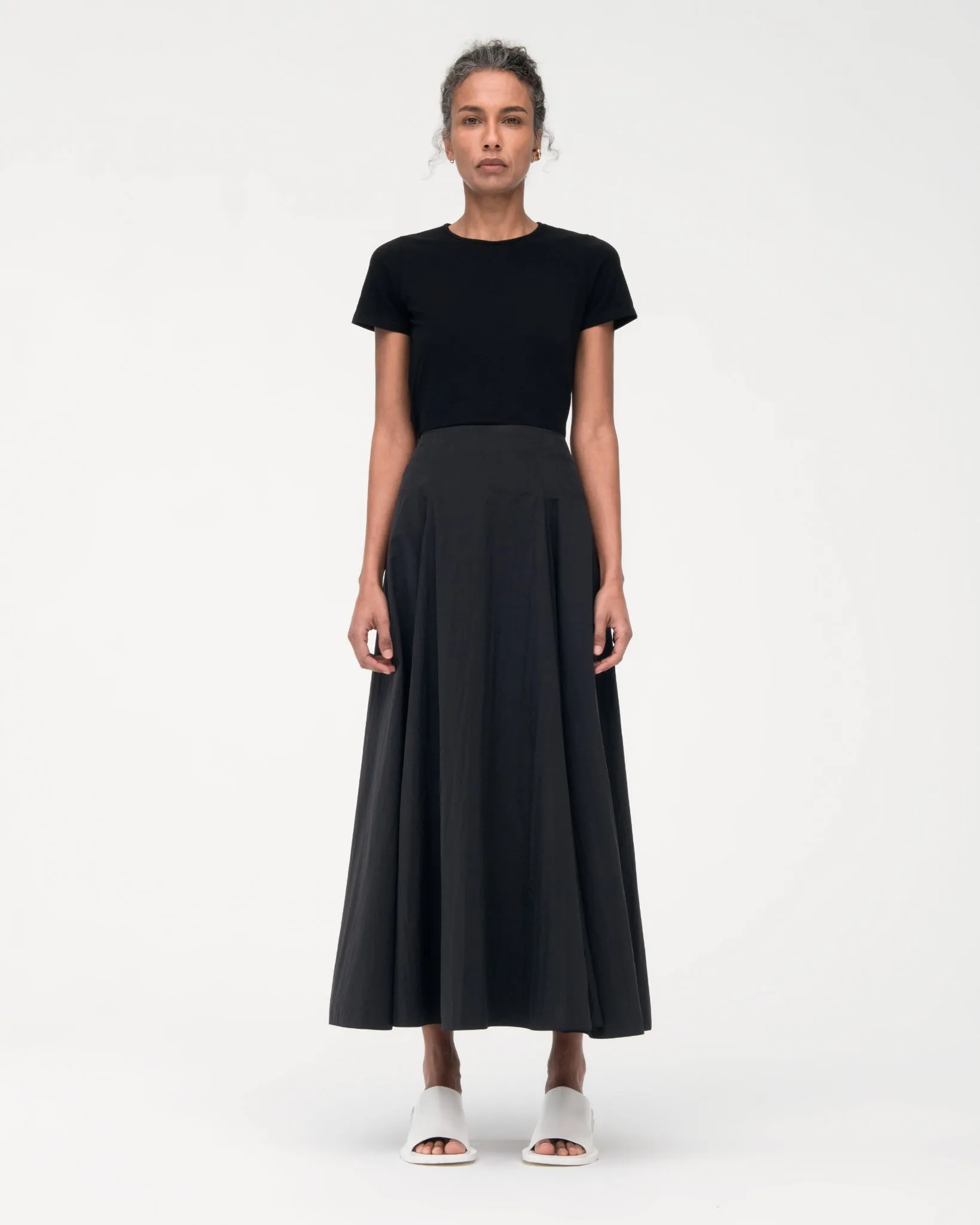 Paneled Full Skirt