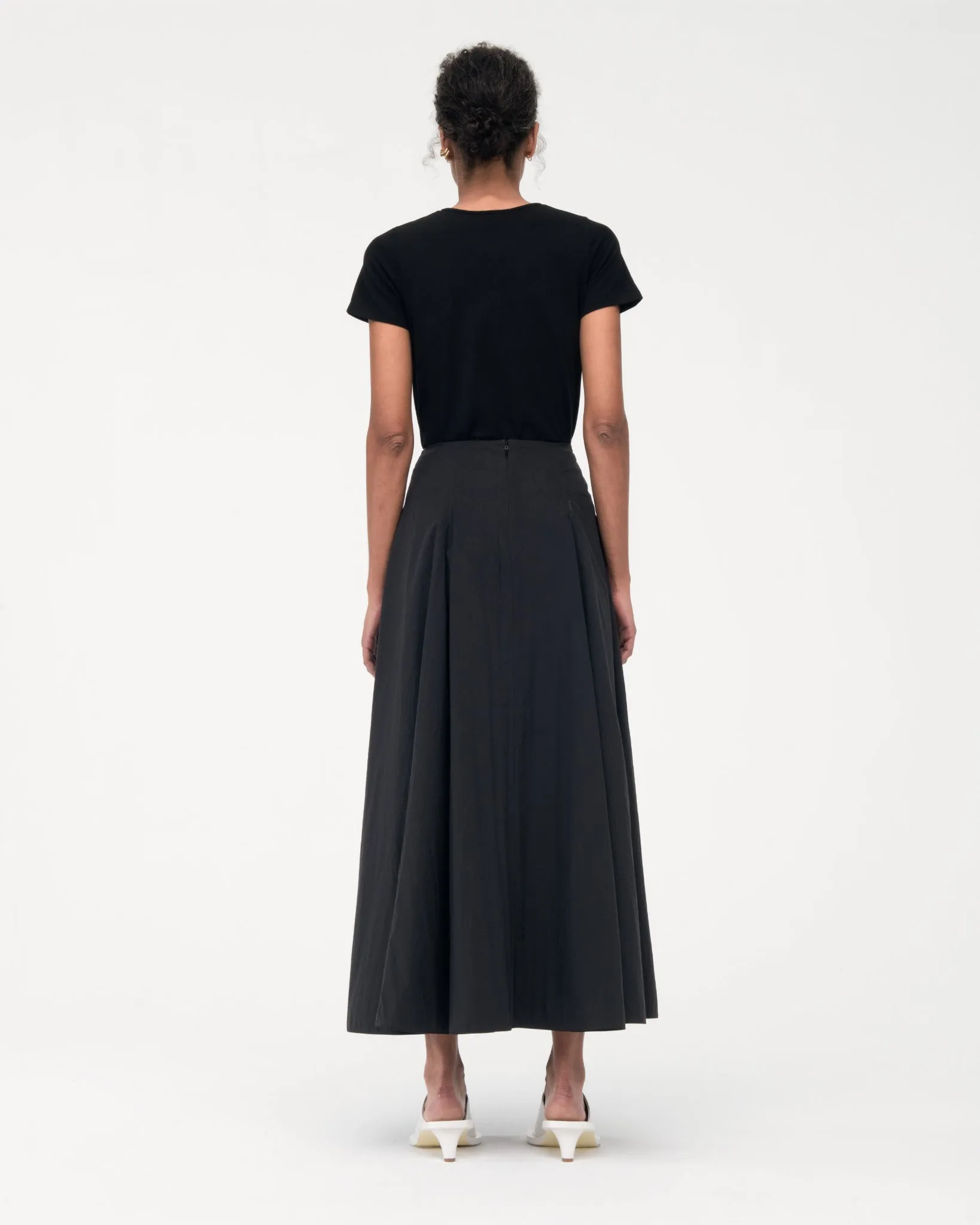 Paneled Full Skirt