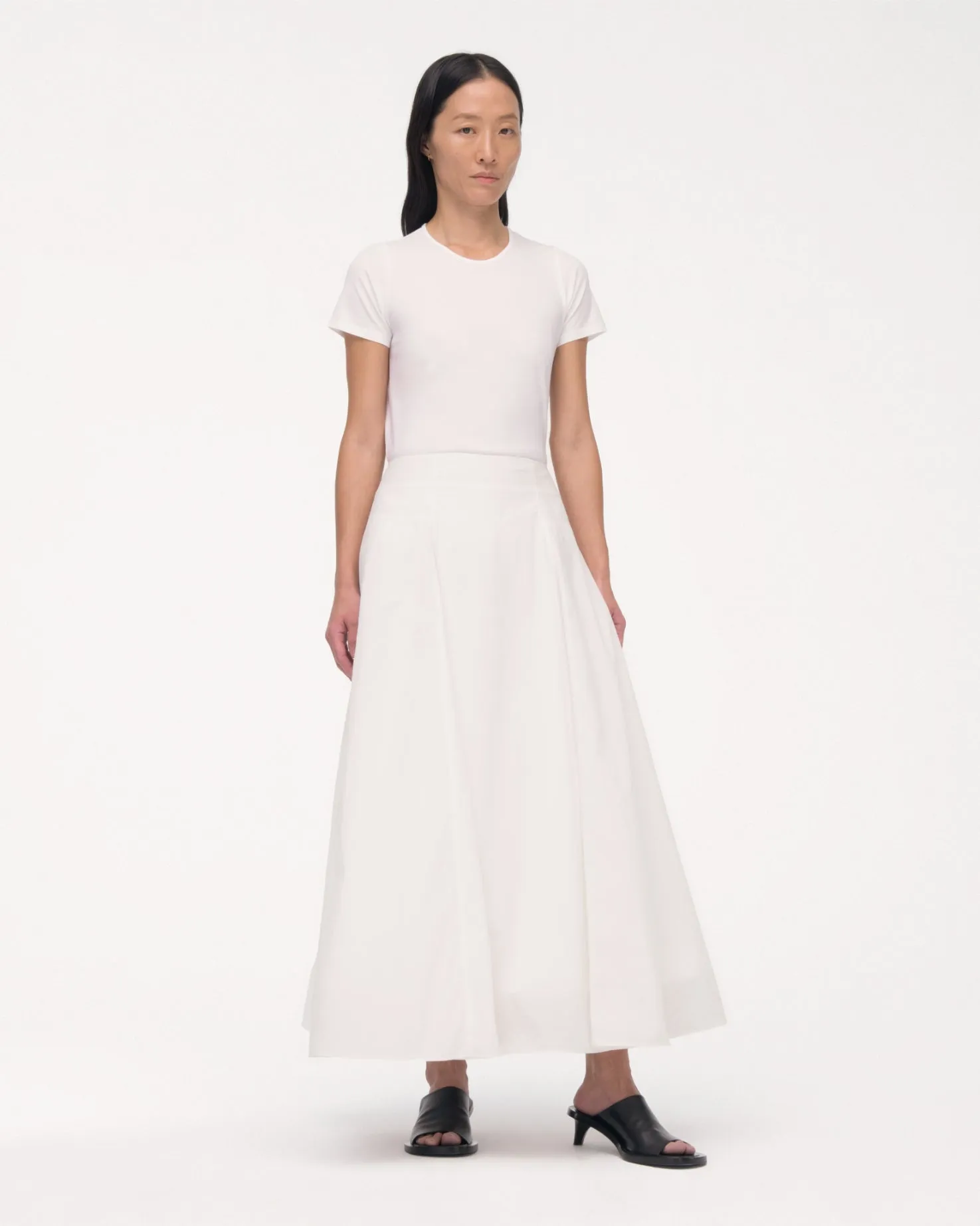 Paneled Full Skirt