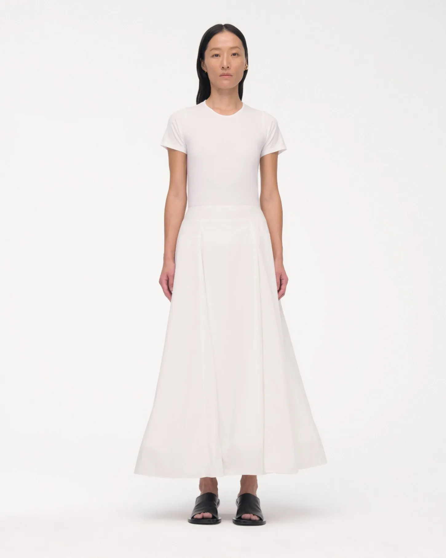 Paneled Full Skirt