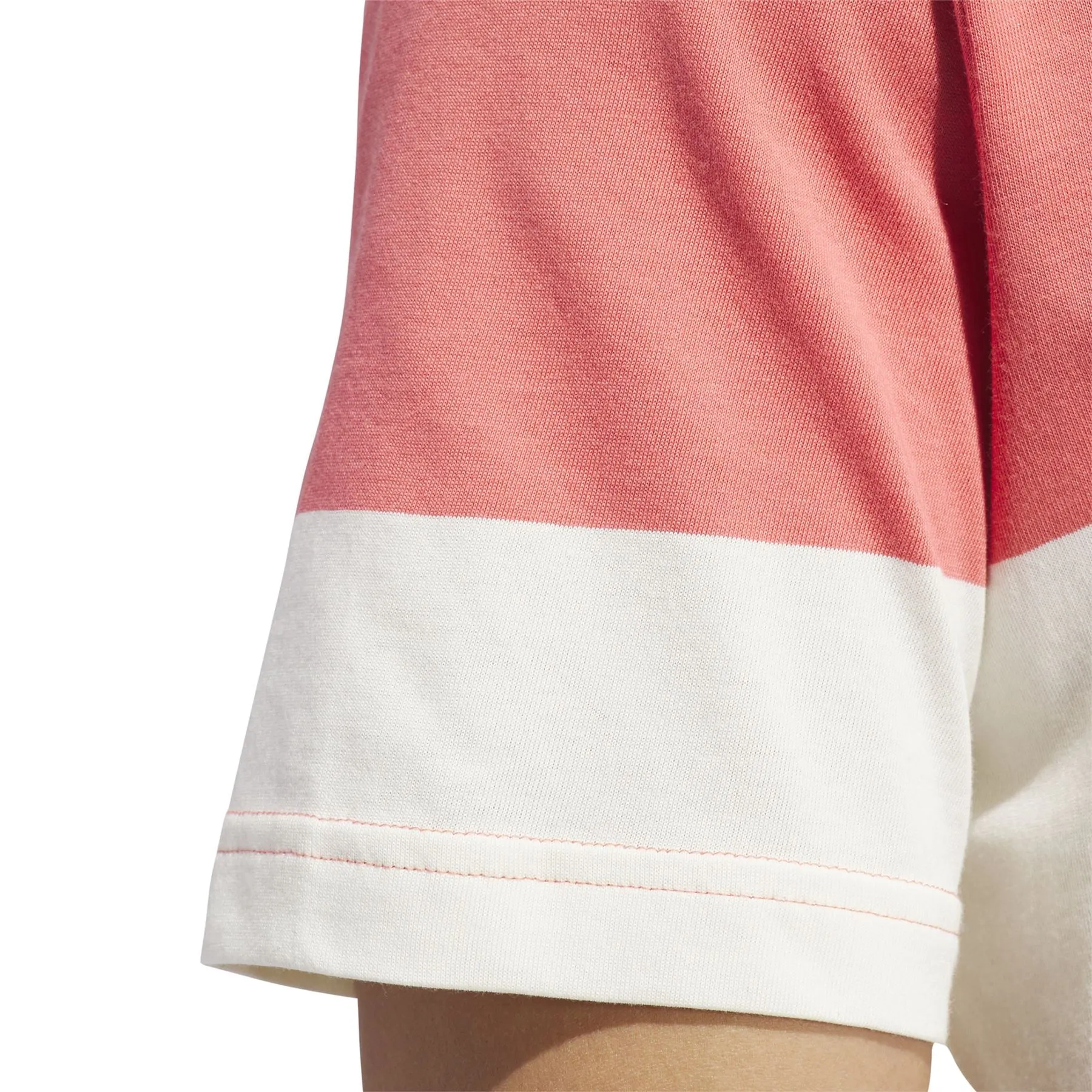 Colourblock Rugby Stripe Regular Fit Core Polo White/Pink - SS24