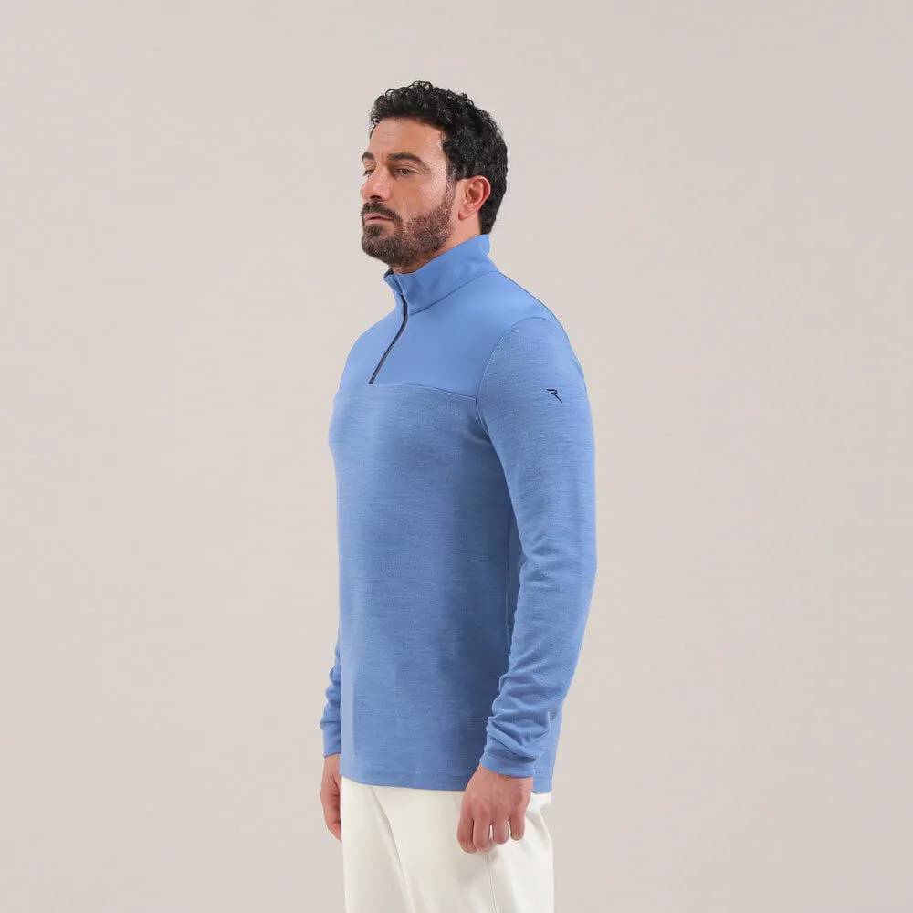 Sure! Here’s an optimized title for your e-commerce product:

THAIRIN Merino Wool Blend Quarter-Zip Sweater for Ultimate Comfort and Style