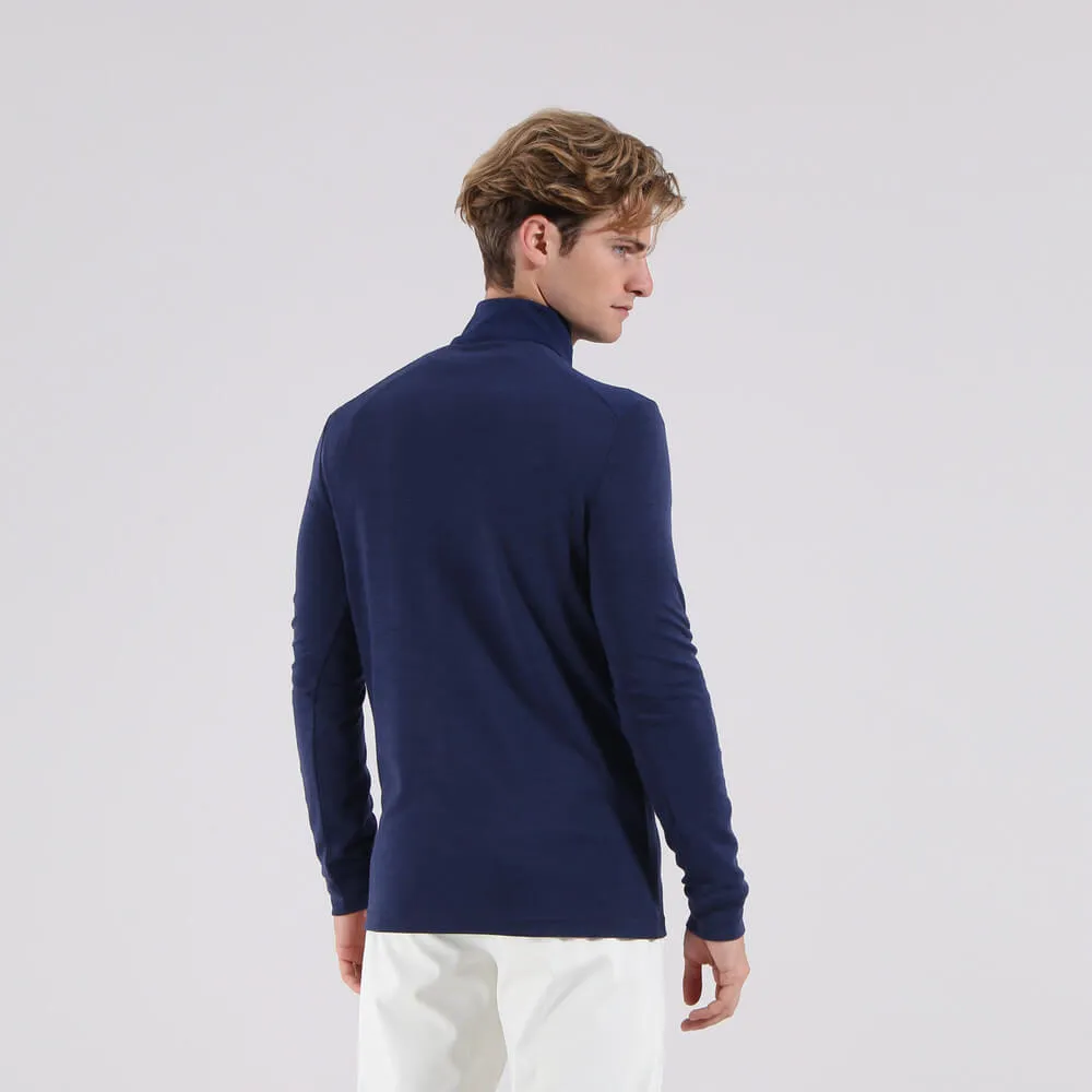 Sure! Here’s an optimized title for your e-commerce product:

THAIRIN Merino Wool Blend Quarter-Zip Sweater for Ultimate Comfort and Style