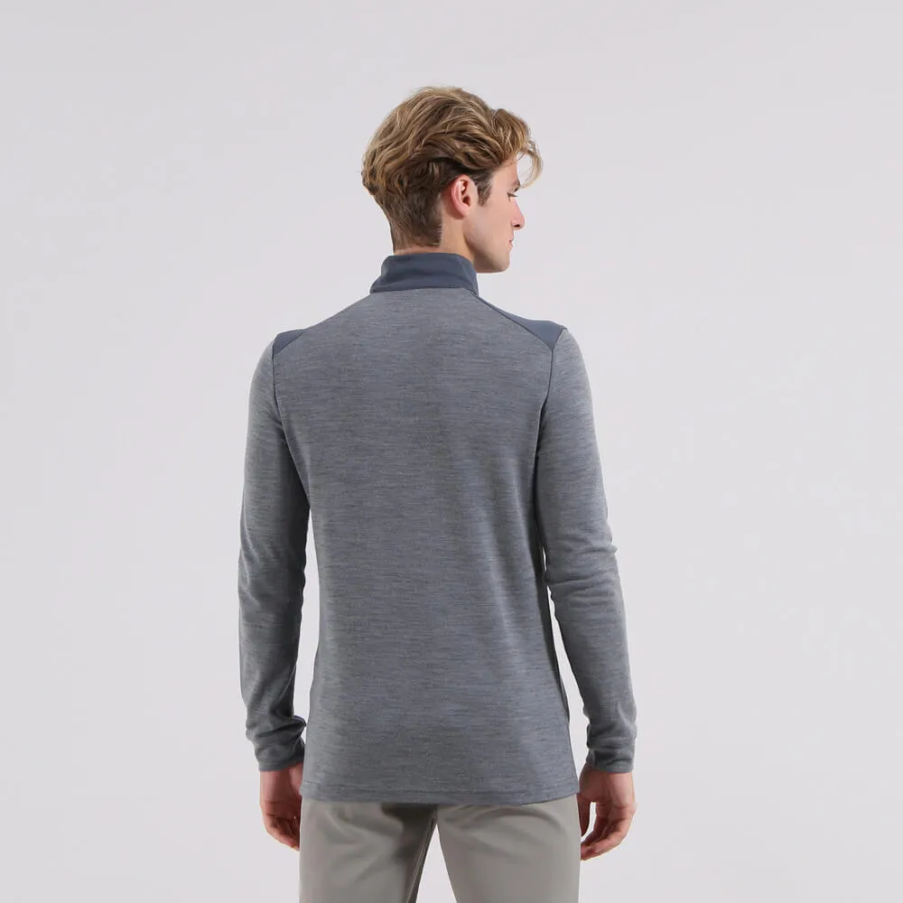 Sure! Here’s an optimized title for your e-commerce product:

THAIRIN Merino Wool Blend Quarter-Zip Sweater for Ultimate Comfort and Style