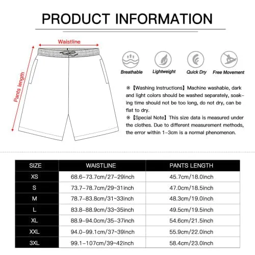 Custom Face Pineapple Men's Quick Dry 2 in 1 Surfing & Beach Shorts Male Gym Fitness Shorts