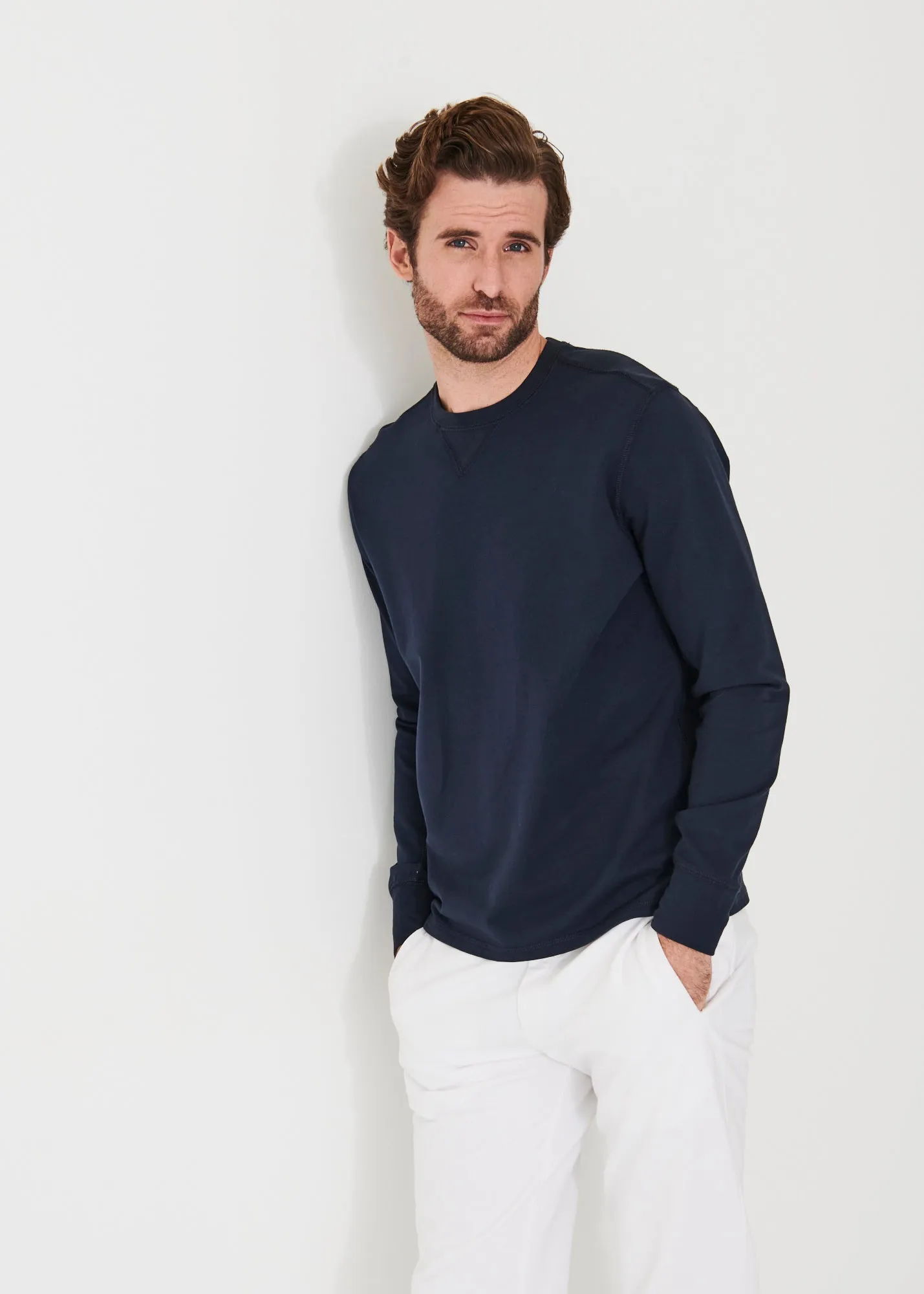 PIMA COTTON FRENCH TERRY SWEATSHIRT