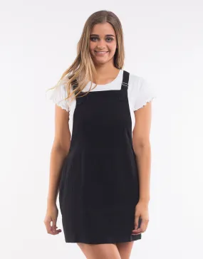 Pinafore True Navy Linen Cami