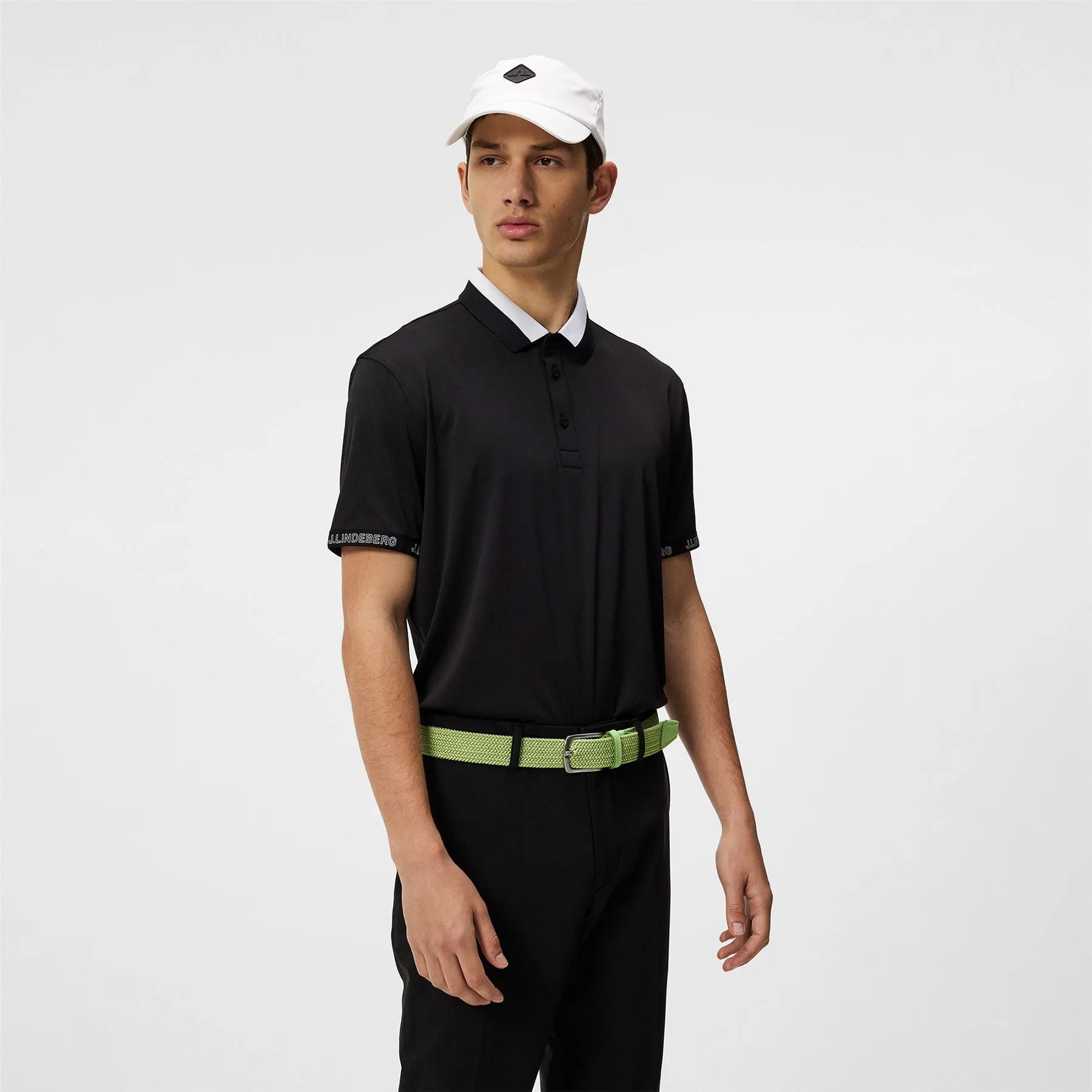 Guy Regular Fit TX Jersey Polo Black - SS24