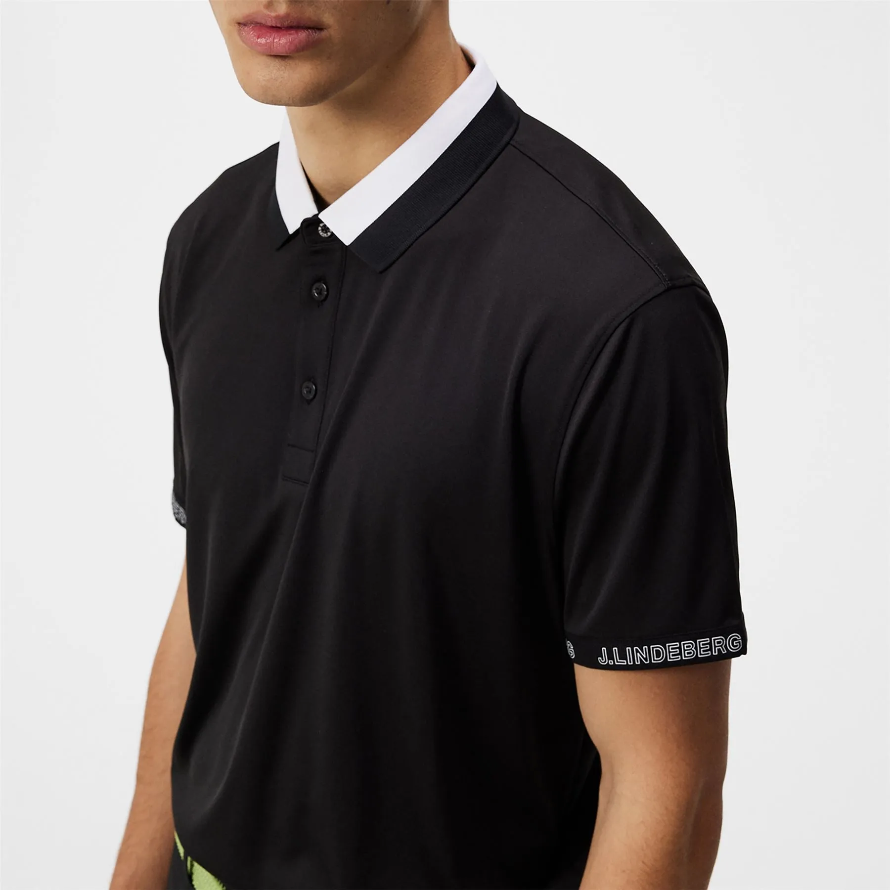 Guy Regular Fit TX Jersey Polo Black - SS24