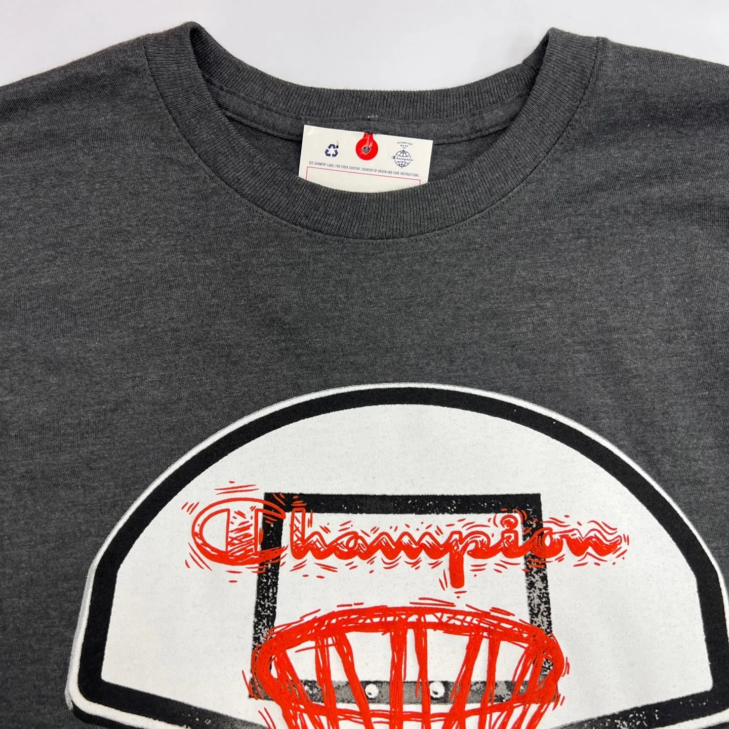 Champion Basketball Hoop Graphic T-Shirt