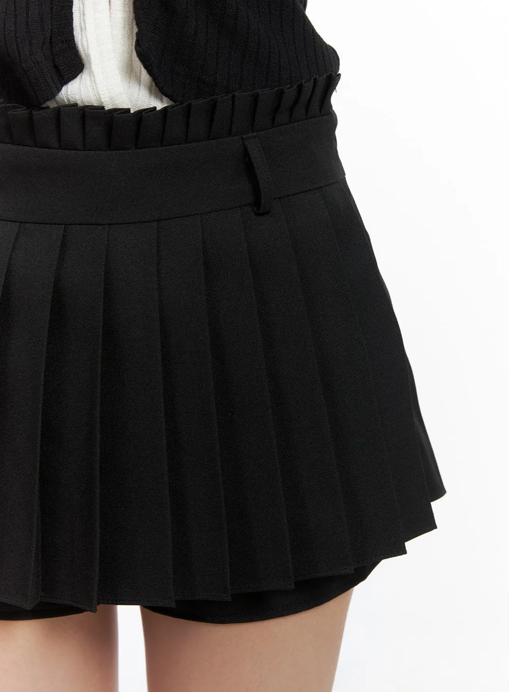 Pleated Mini Skort CA409