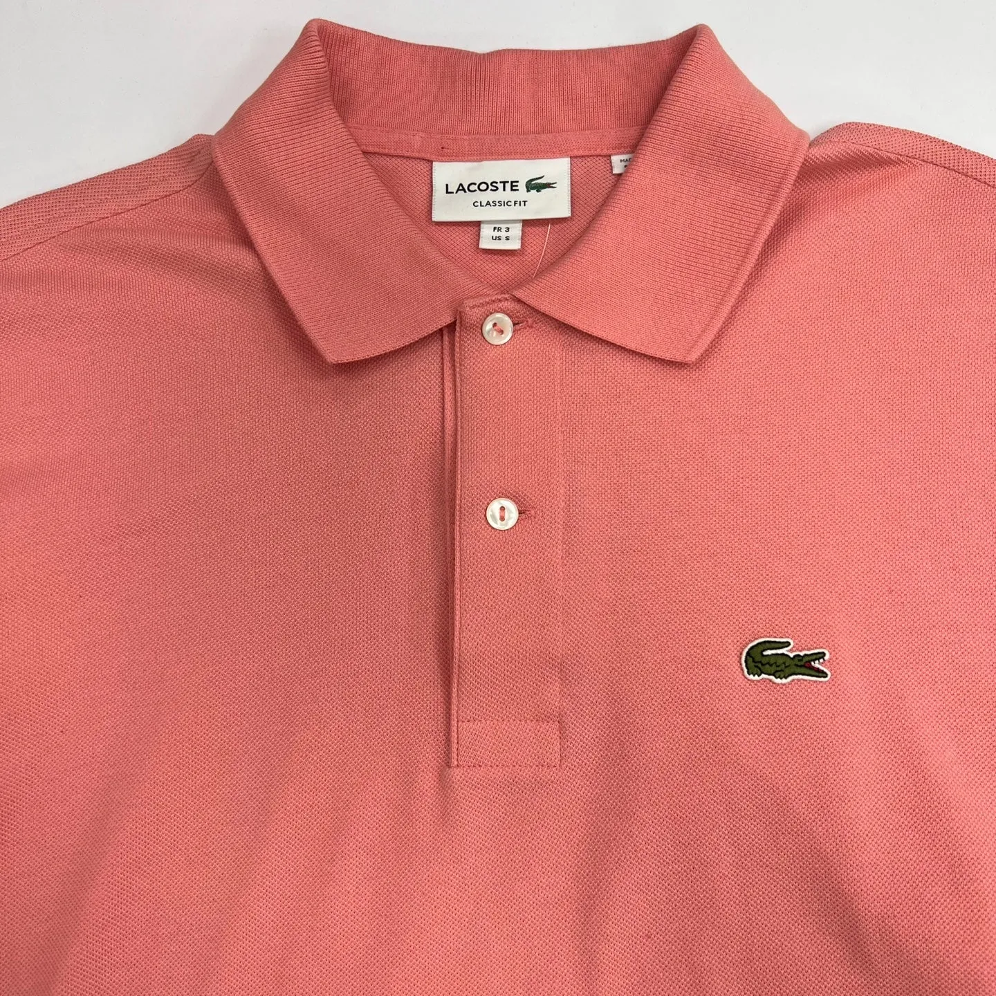 LACOSTE Original Petit Pique Cotton Polo Shirts