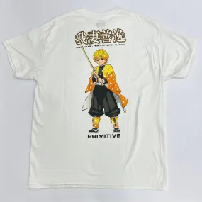 Primitive X Zenitsu Agatsuma Graphic T-Shirt - White