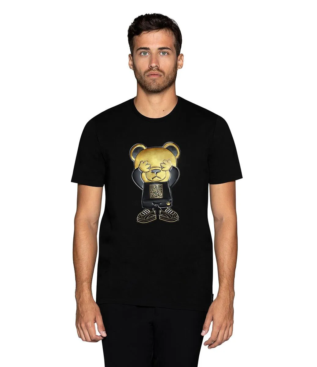 CARSON-18T QR TEDDY BLACK T-SHIRT [Size S/2]