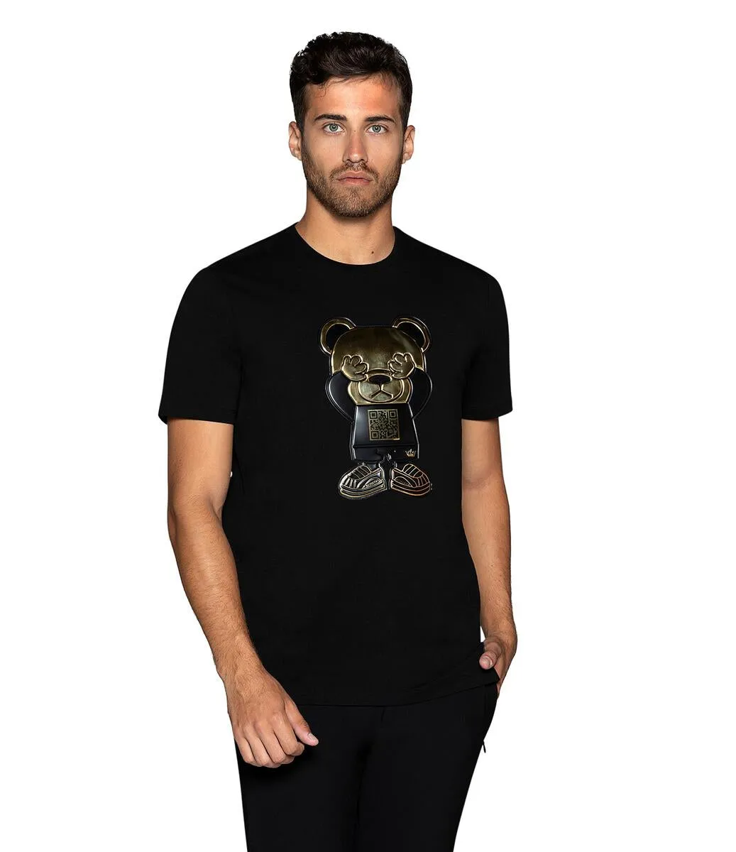 CARSON-18T QR TEDDY BLACK T-SHIRT [Size S/2]