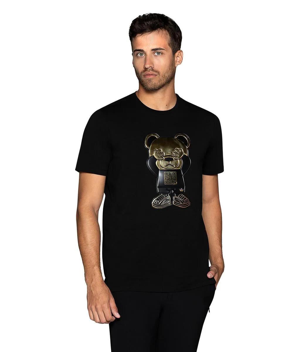 CARSON-18T QR TEDDY BLACK T-SHIRT [Size S/2]