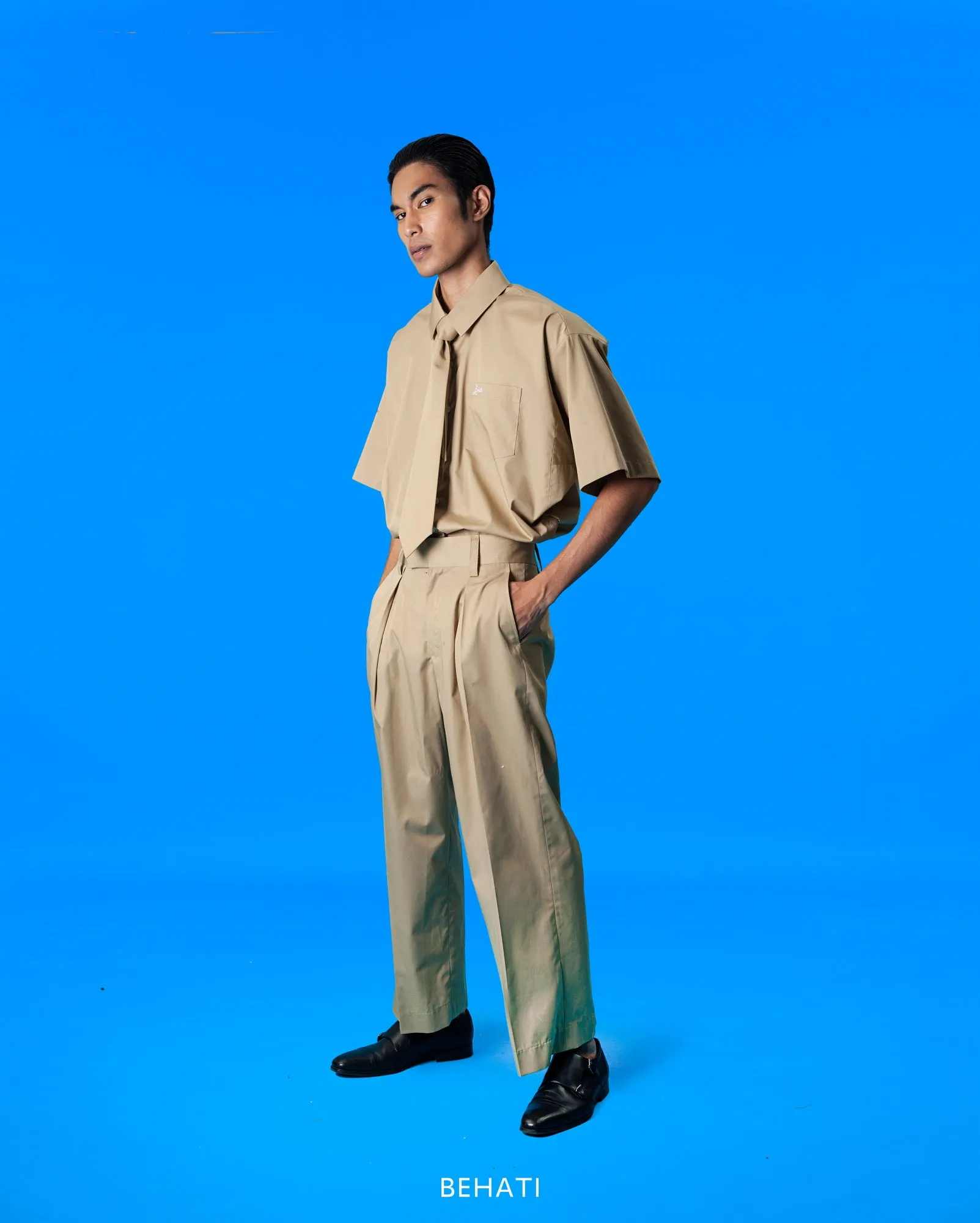 Cotton Gaucho Pants (Khaki)