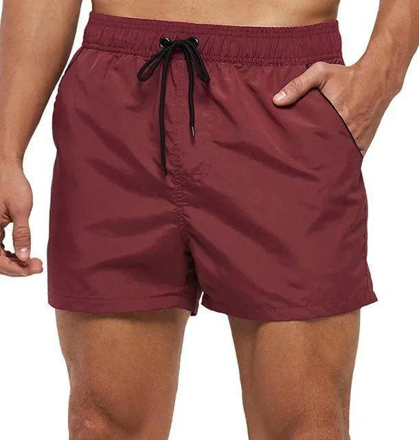 Patchwork Beach Shorts For Men