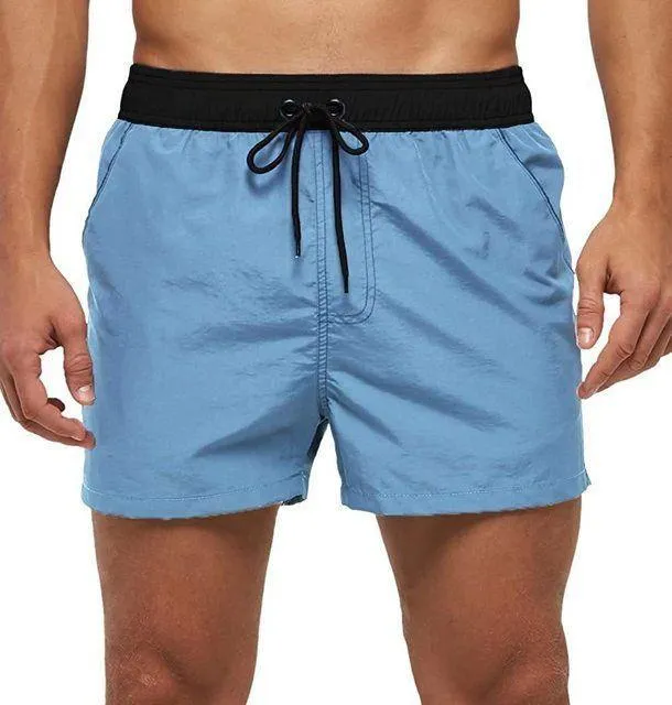 Patchwork Beach Shorts For Men