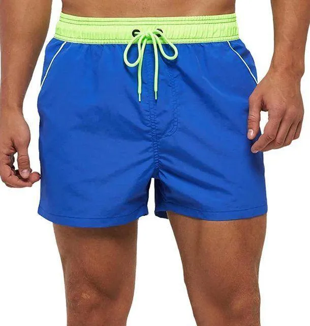 Patchwork Beach Shorts For Men