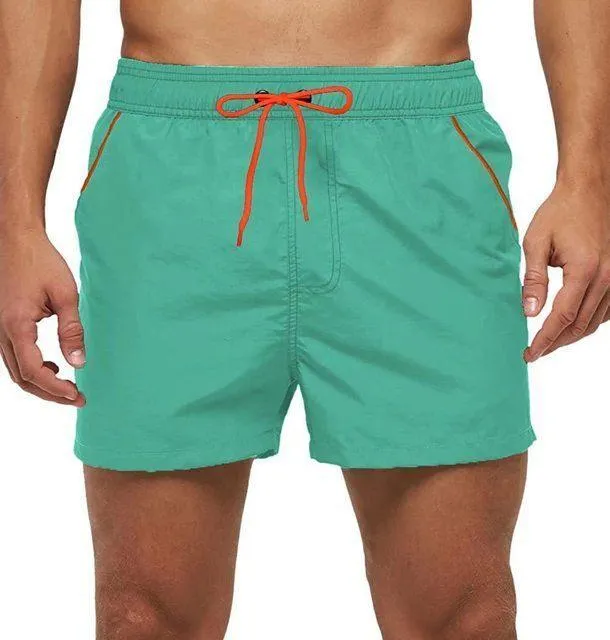 Patchwork Beach Shorts For Men