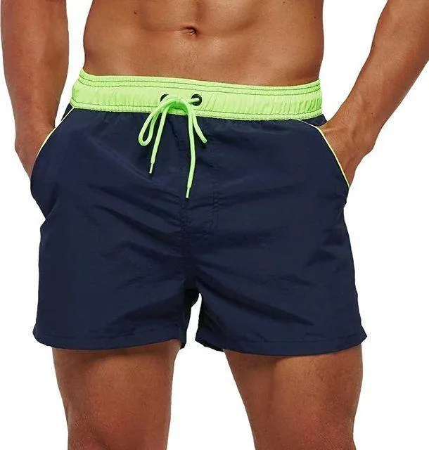 Patchwork Beach Shorts For Men