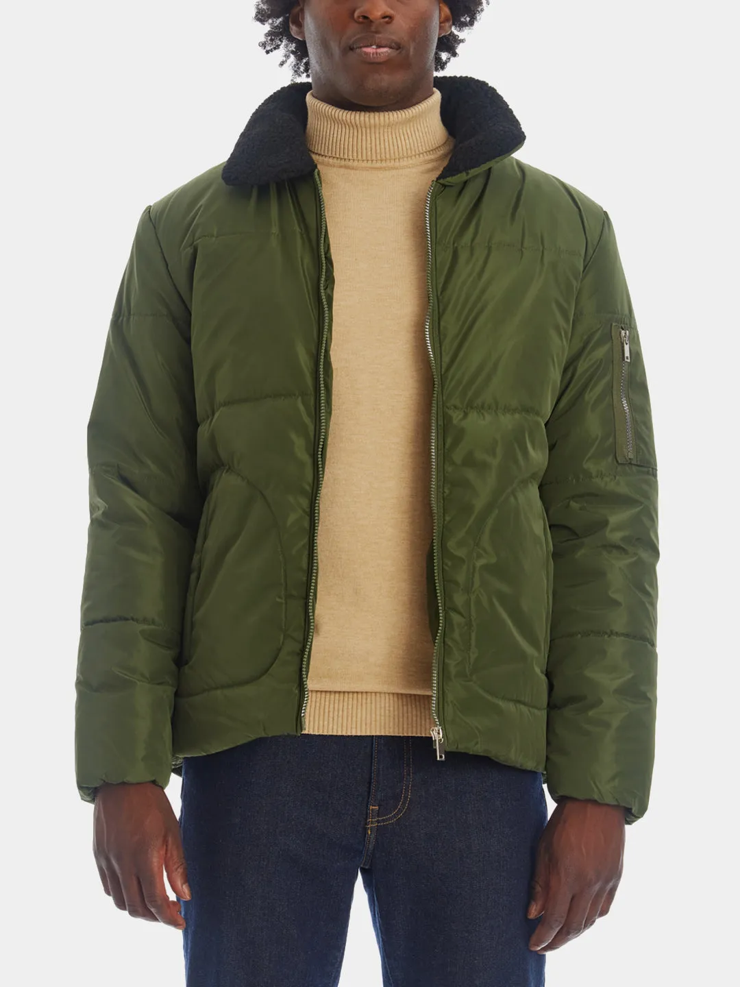 Sherpa Collar Utility Jacket