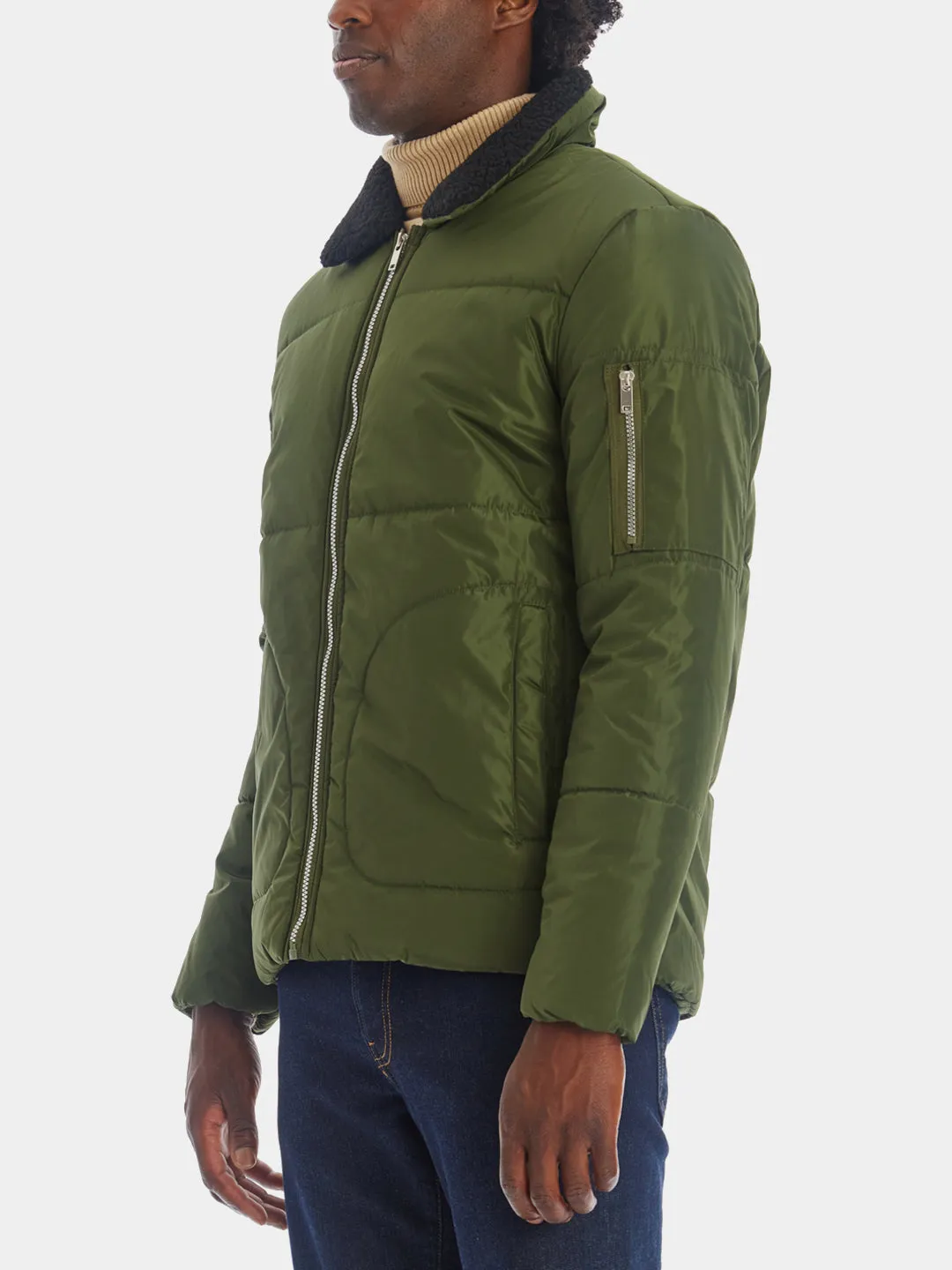 Sherpa Collar Utility Jacket