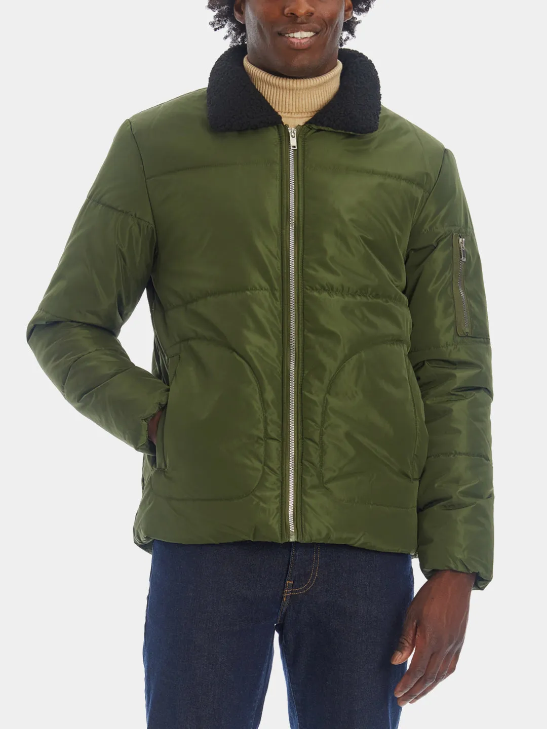 Sherpa Collar Utility Jacket