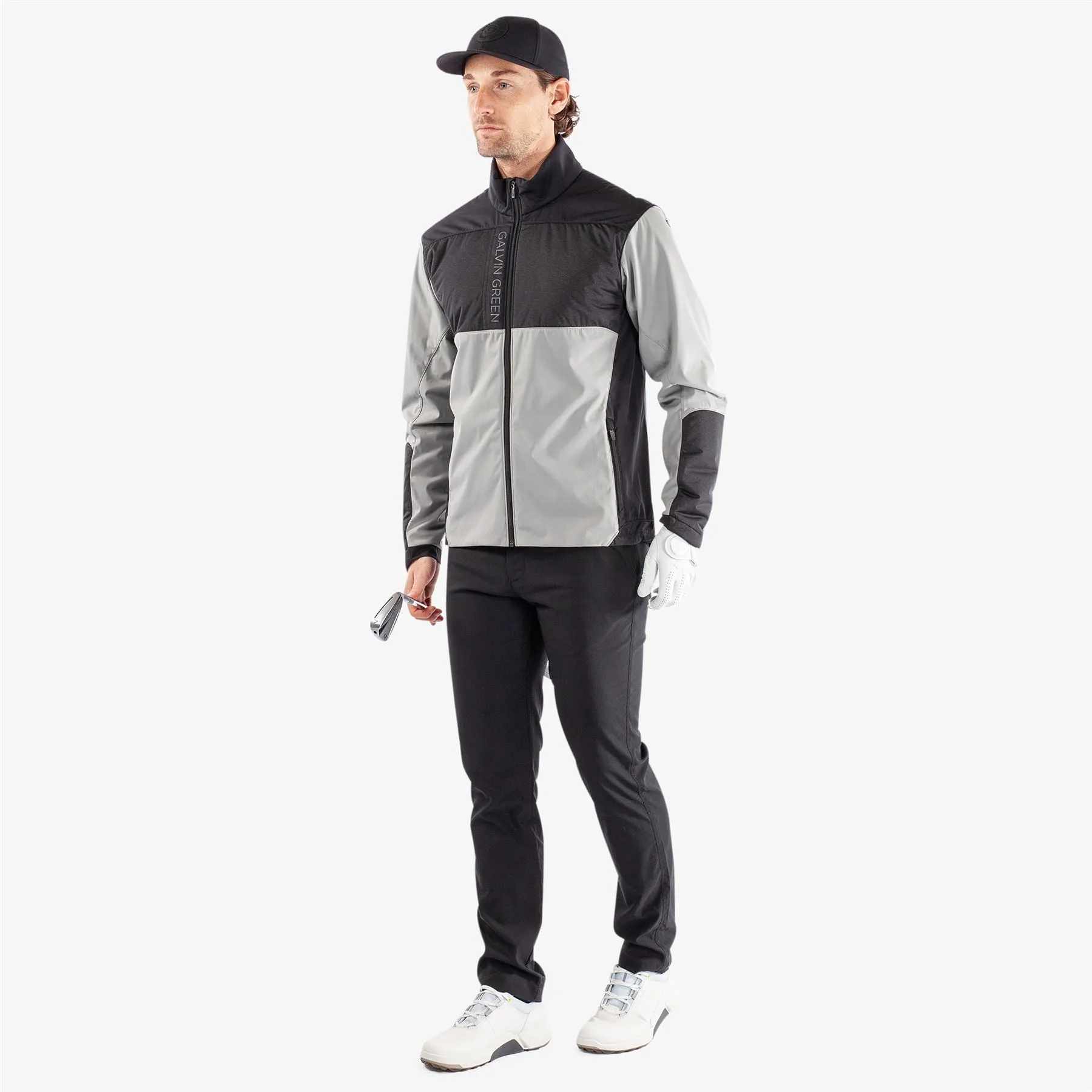 Layton Interface-1 Full Zip Lightweight Jacket Sharkskin/Black - SS24