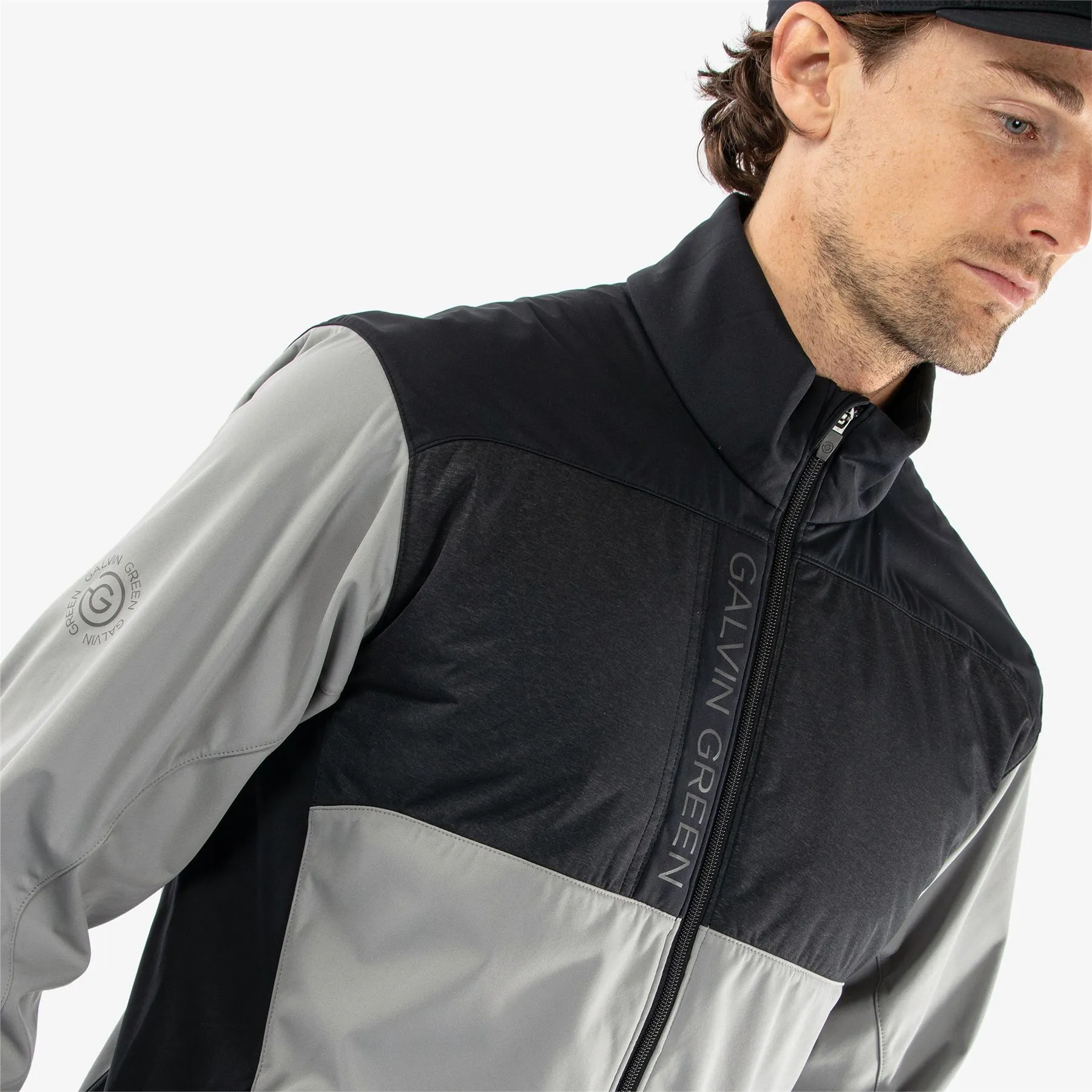 Layton Interface-1 Full Zip Lightweight Jacket Sharkskin/Black - SS24