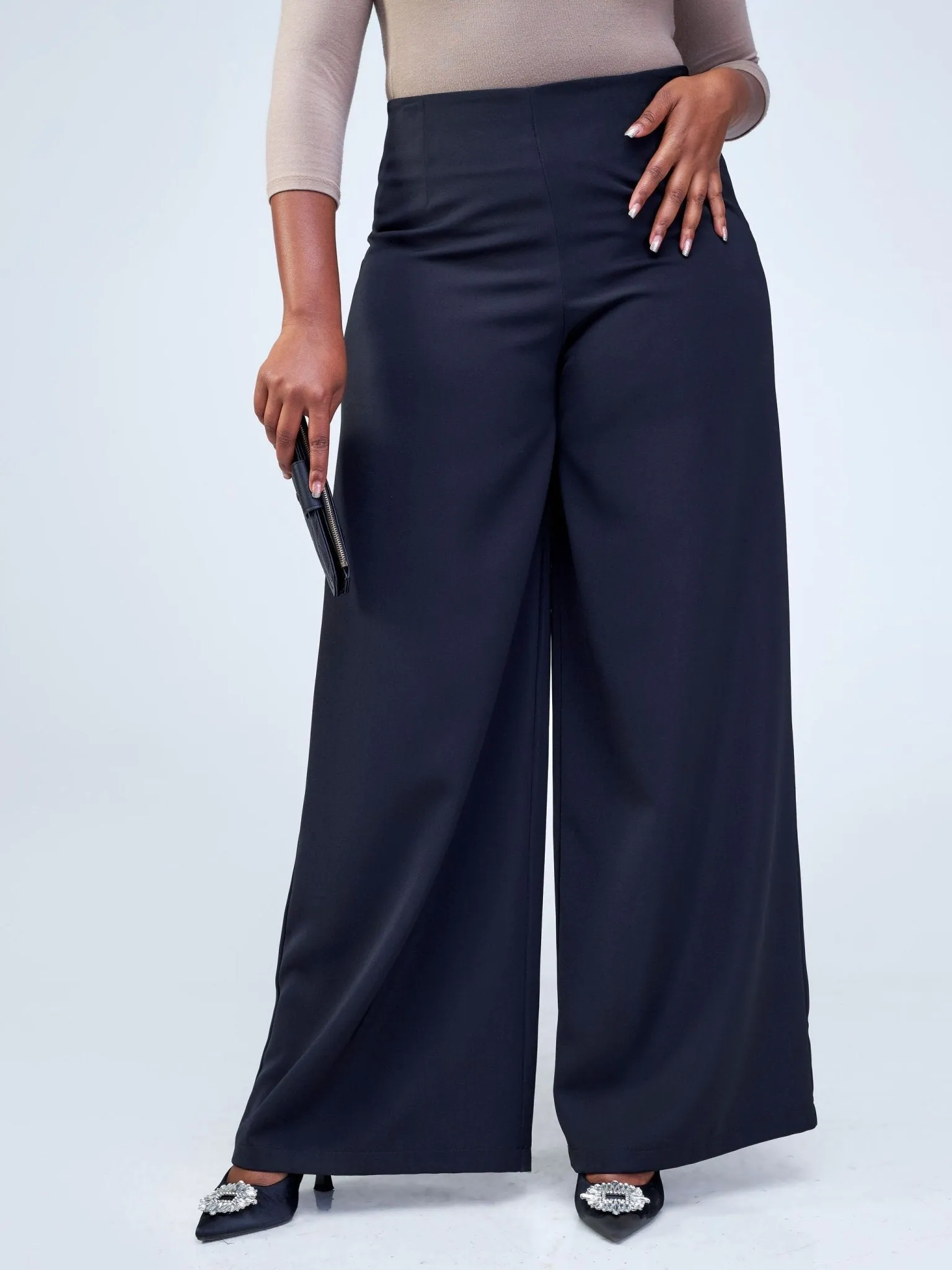 Vivo Tatili Wide Leg Pants - Black