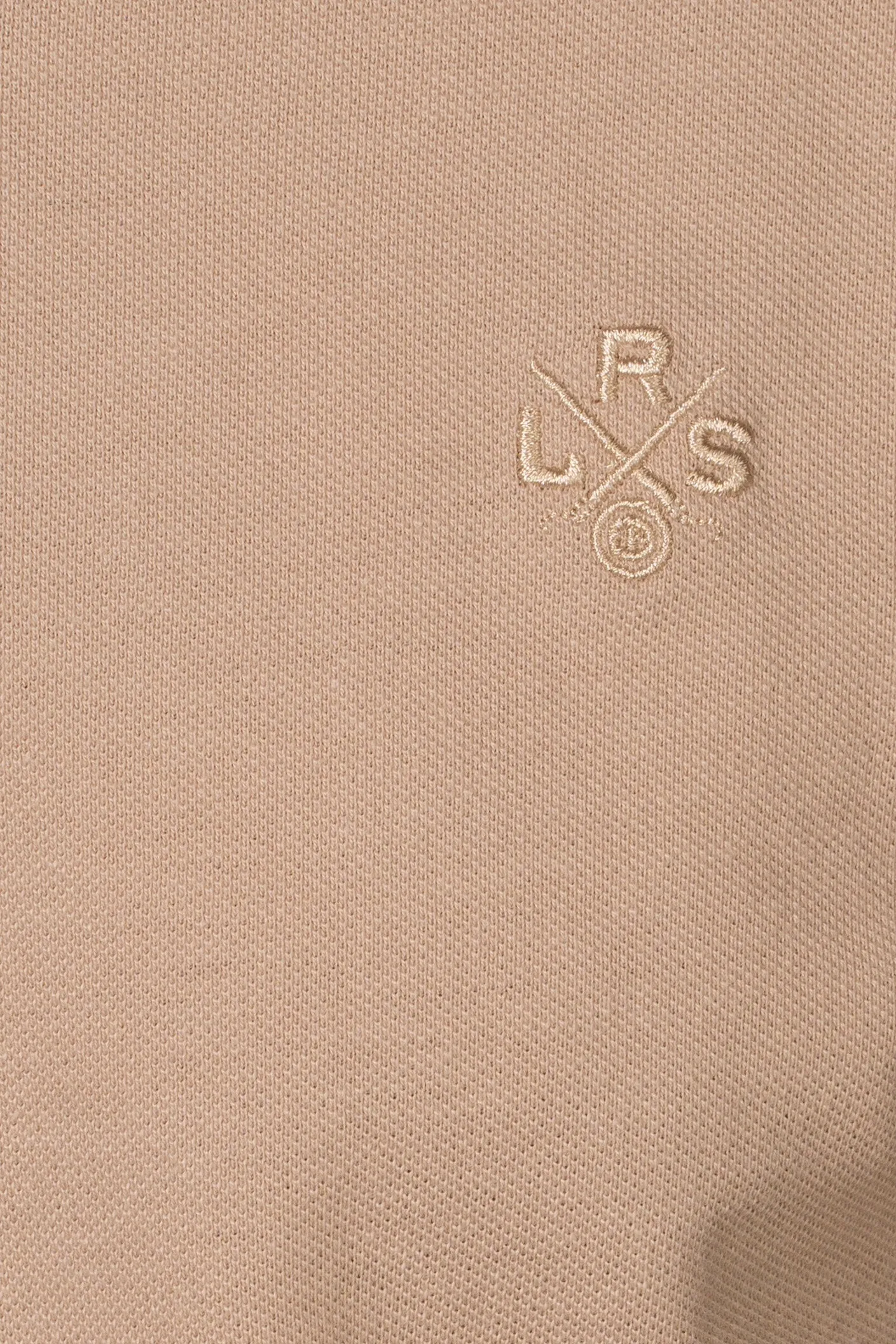 Mens Beige Polo Shirt