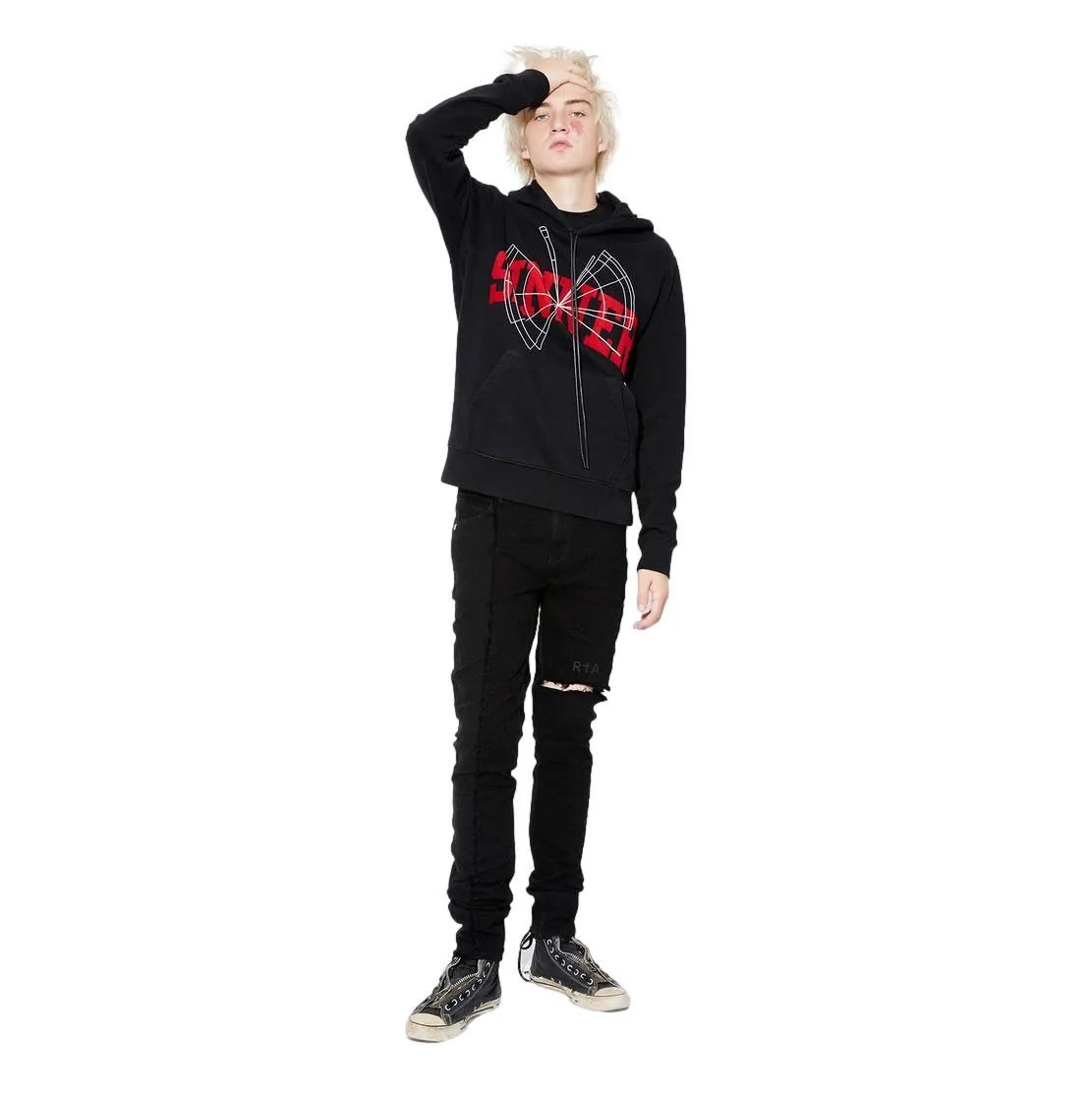 RTA DION SINNER SCANNER HOODIE