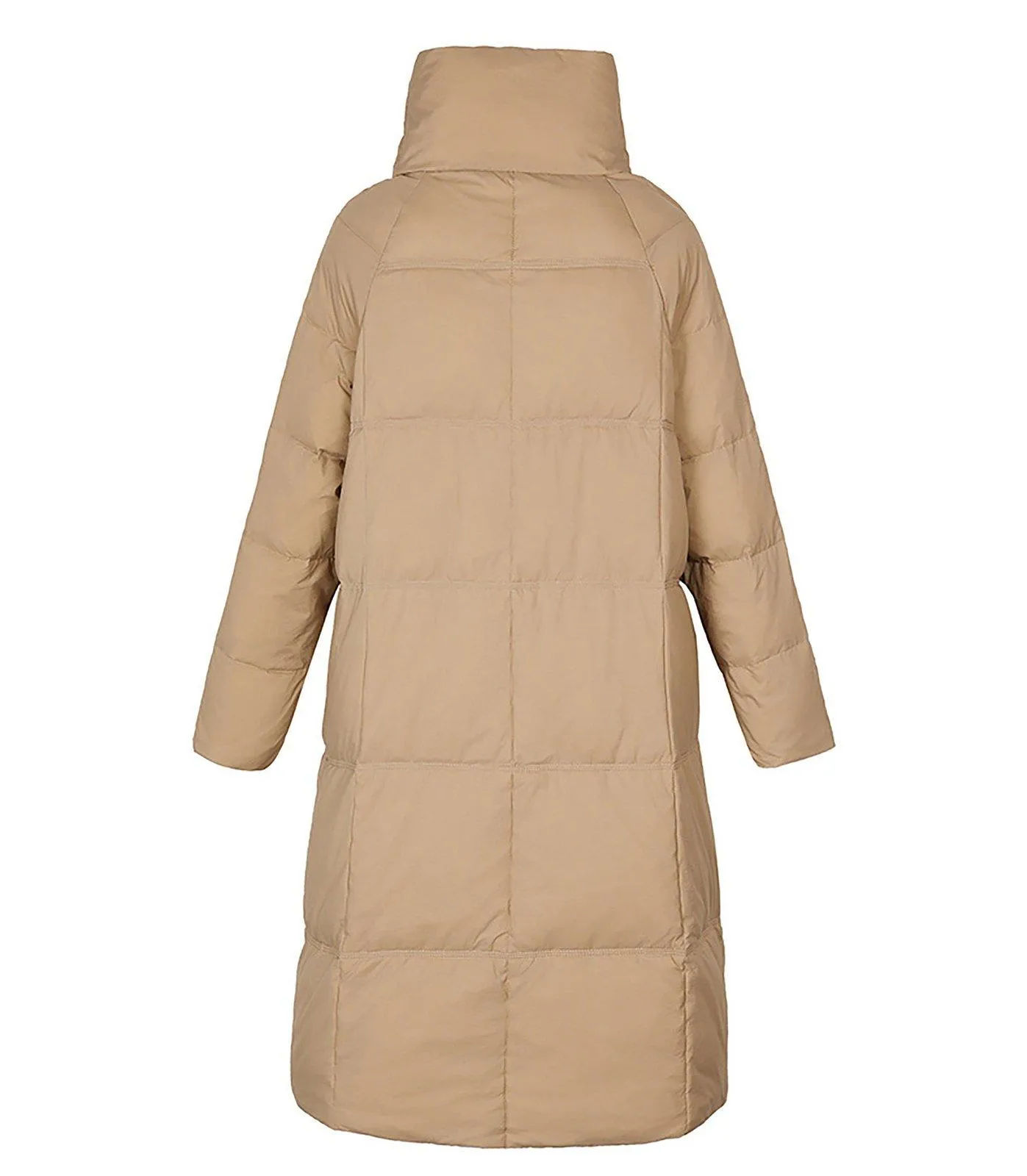 Yvonne Zip Down Puffer Midi Coat