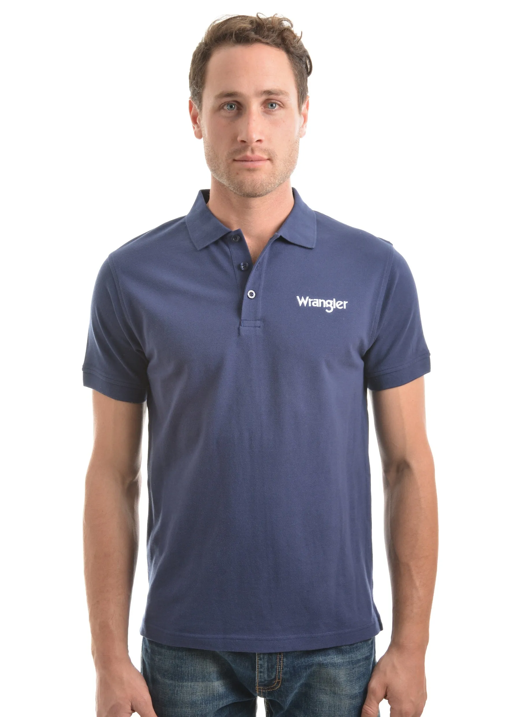 Men's Wrangler Benson Shortsleeve Polo Shirt