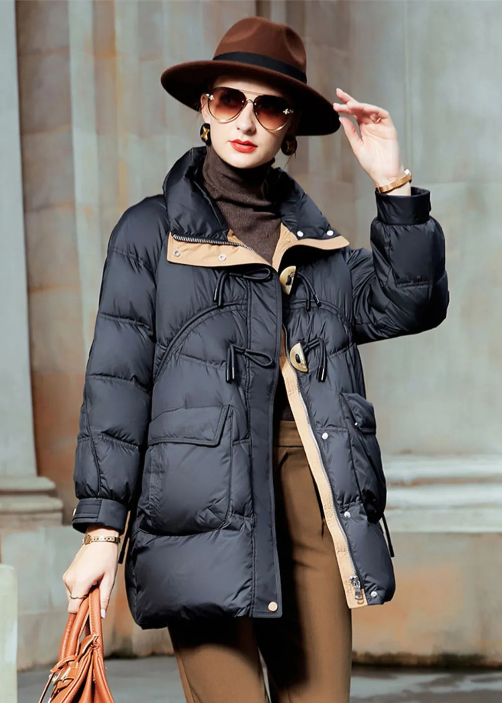 Sacha Duck Down & Feather Puffer Coat