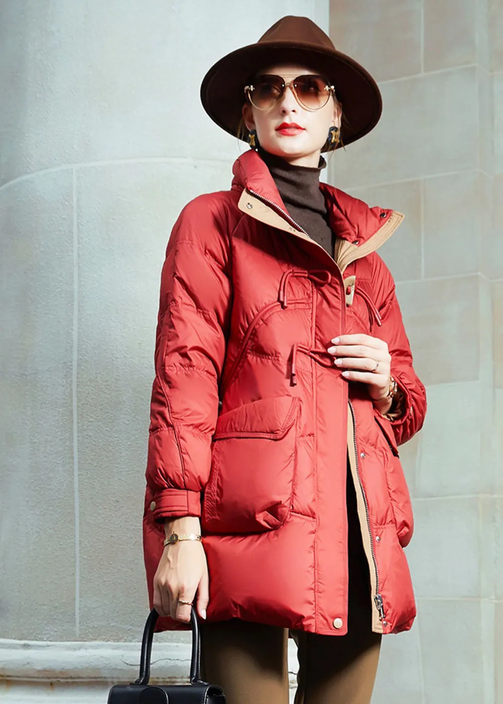 Sacha Duck Down & Feather Puffer Coat