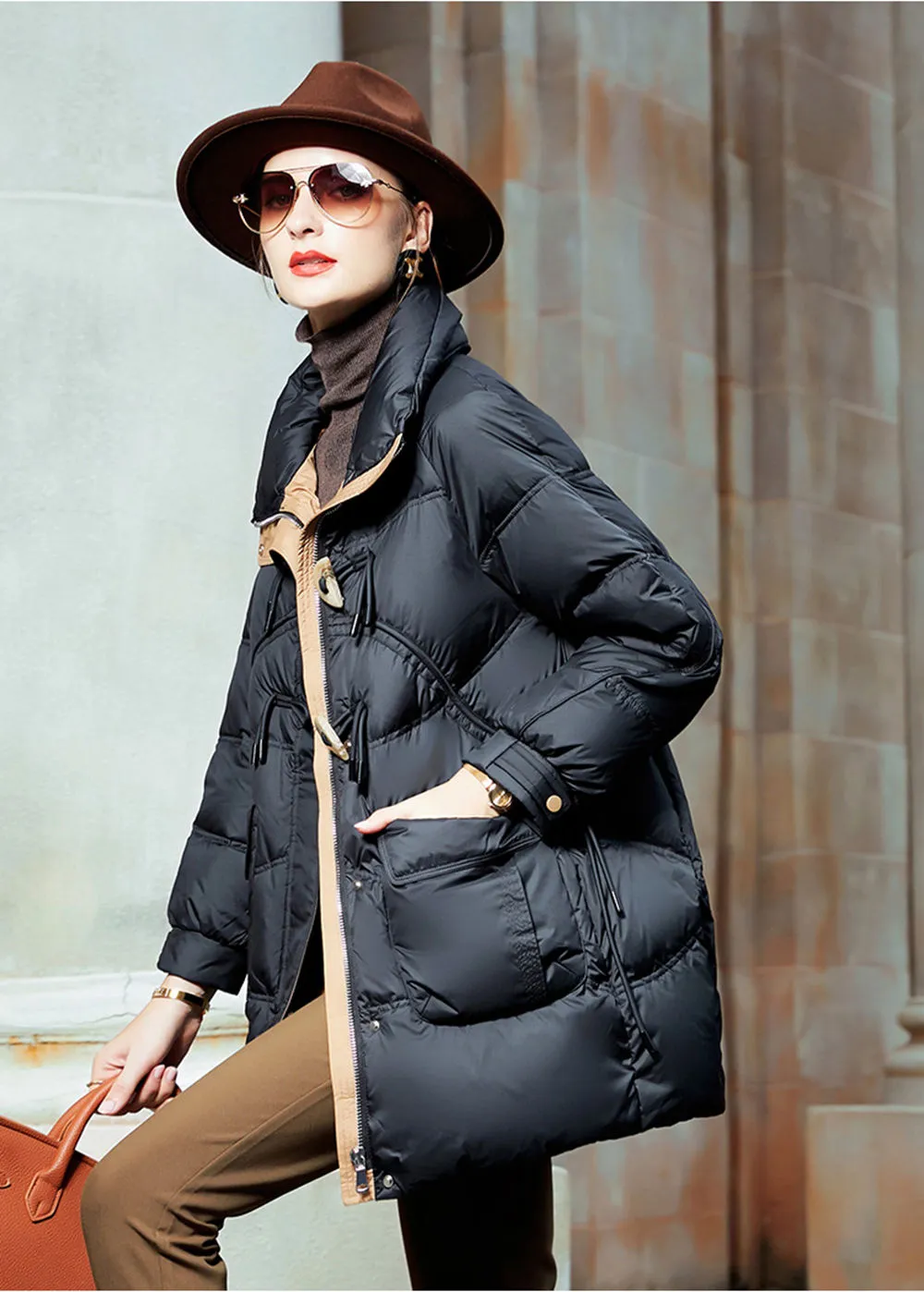 Sacha Duck Down & Feather Puffer Coat