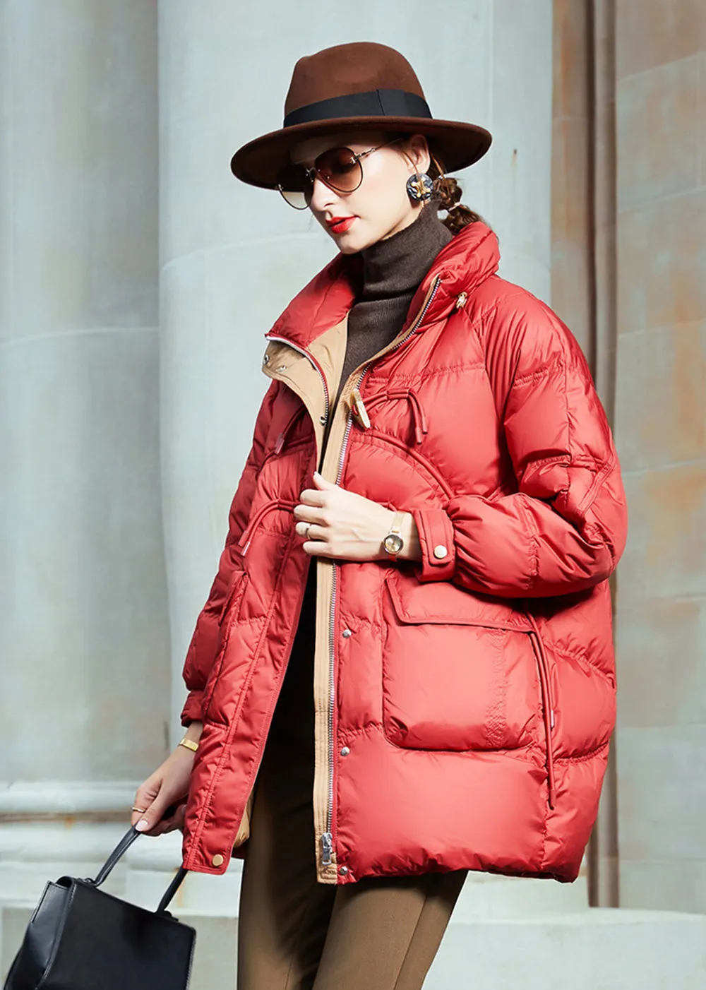 Sacha Duck Down & Feather Puffer Coat