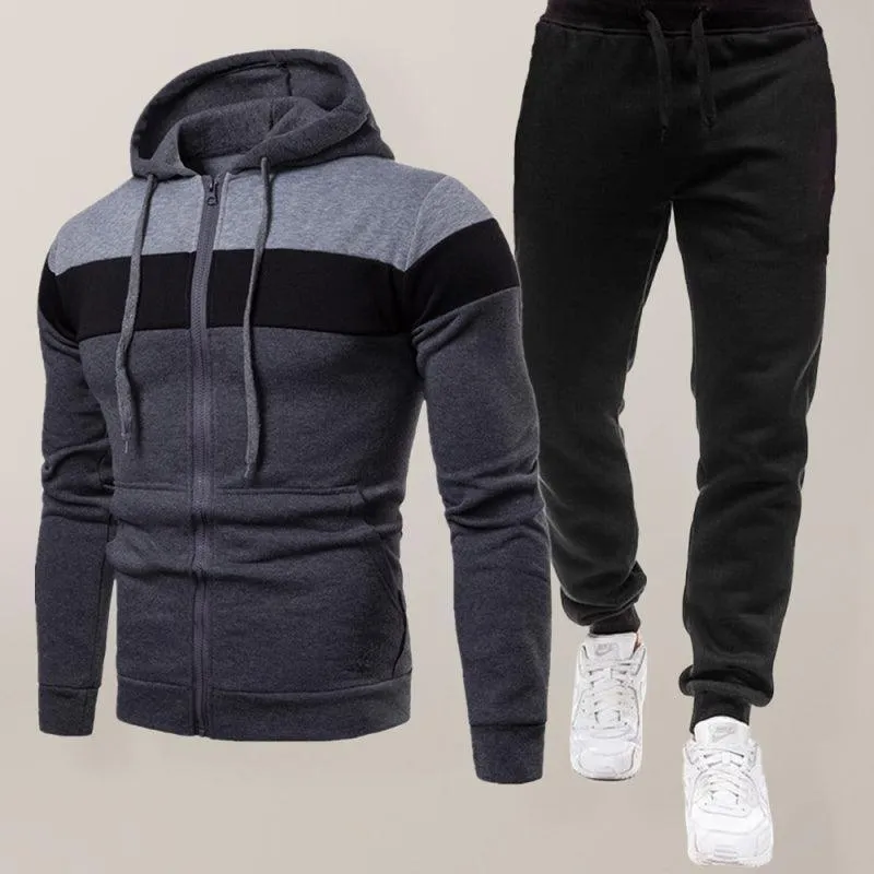 Hooded Sweatshirt Men Tracksuit