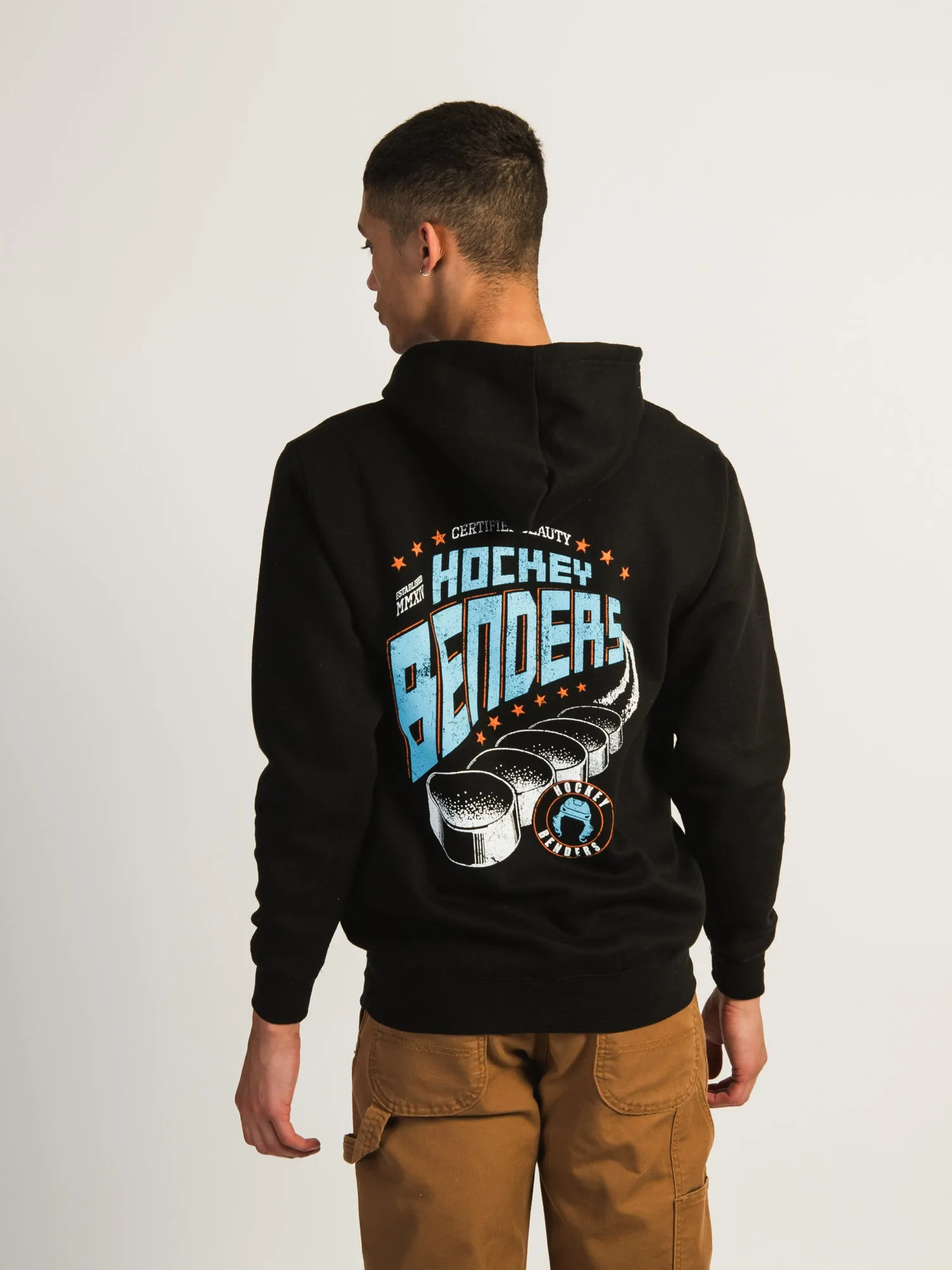 HOCKEY BENDERS RETRO PULLOVER HOODIE