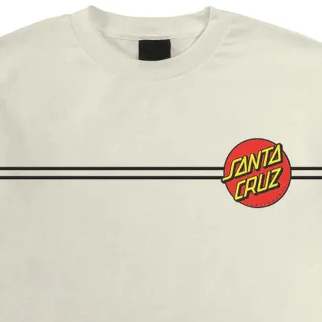 SANTA CRUZ Classic Dot Graphic T-Shirt - Cream